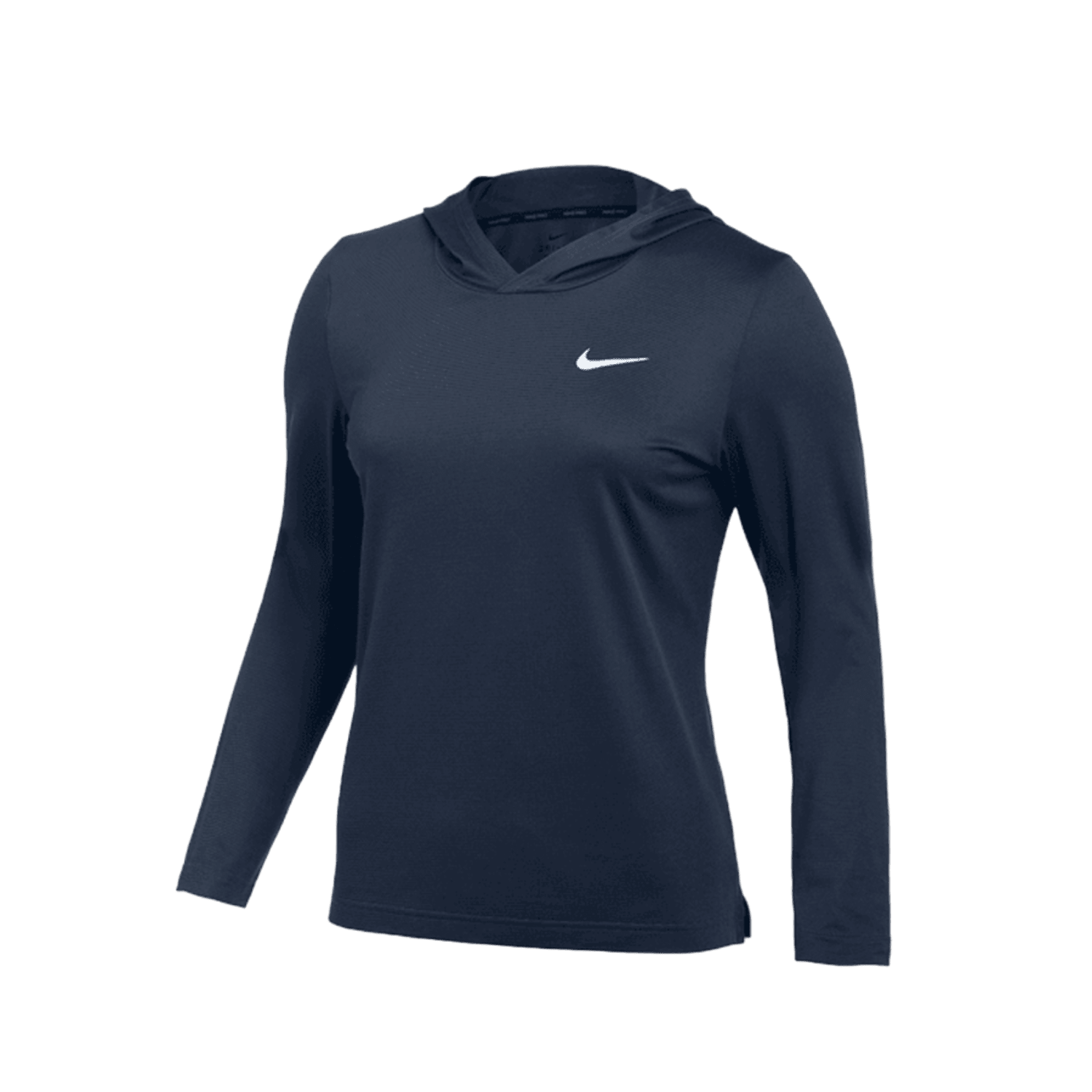 Nike Women's Team LS Hood Hpr Dry Apparel Tops Nike - CU9619 - 419 - XL Navy - 419 Lax.com