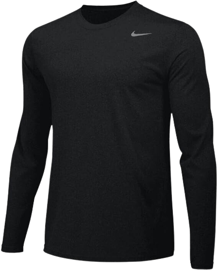 Nike Youth Legend LS Top 840177 Apparel Tops Black Lax.com