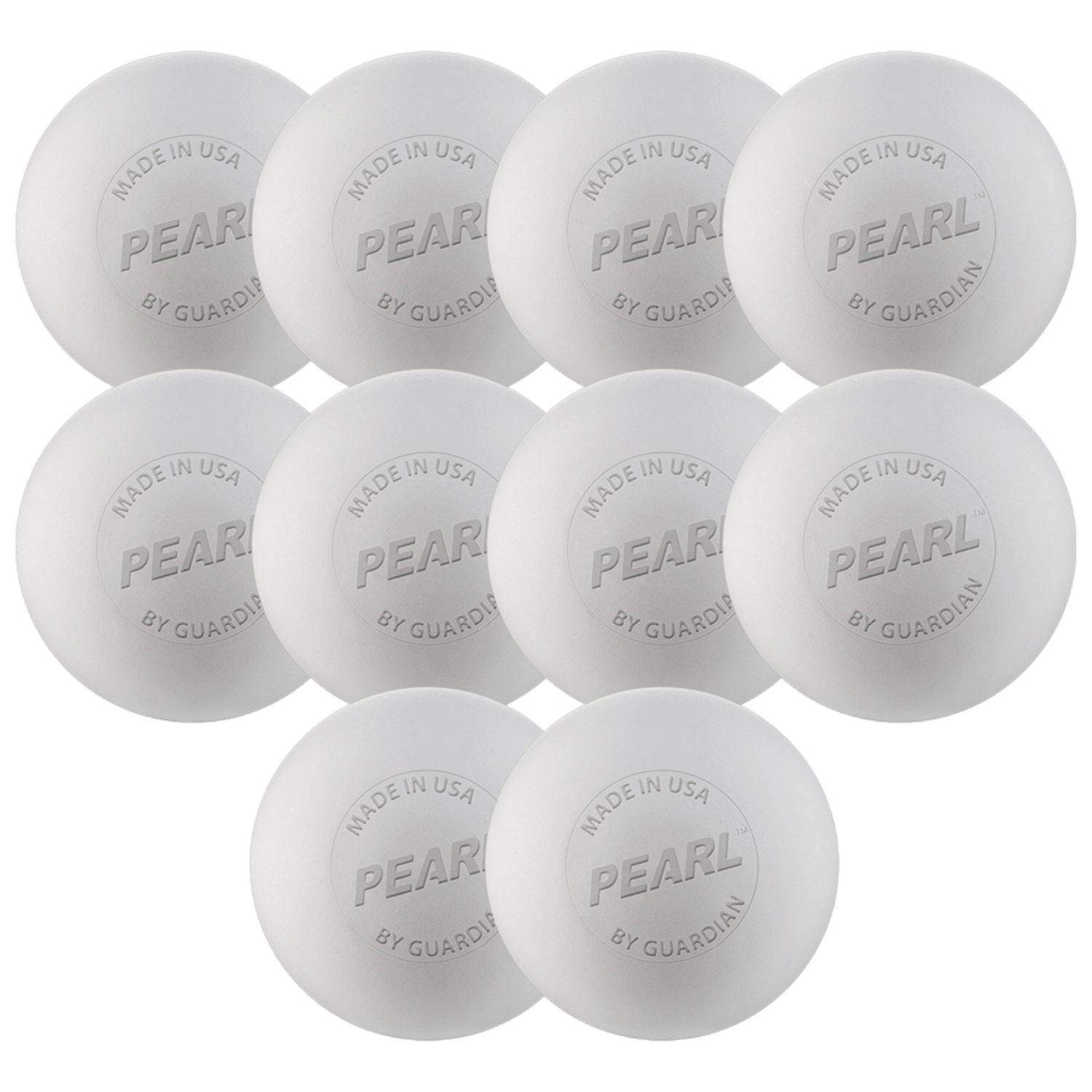 Pearl X Lacrosse Balls - 10 pack Lacrosse Balls White Lax.com