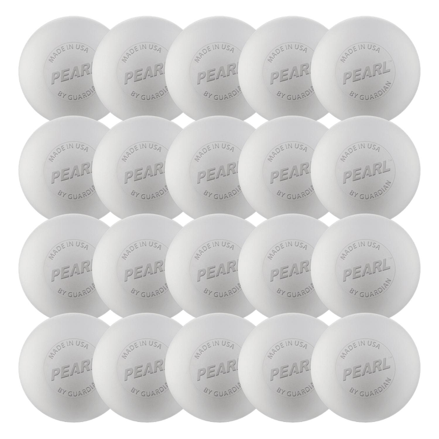 Pearl X Lacrosse Balls - 20 pack Lacrosse Balls White Lax.com