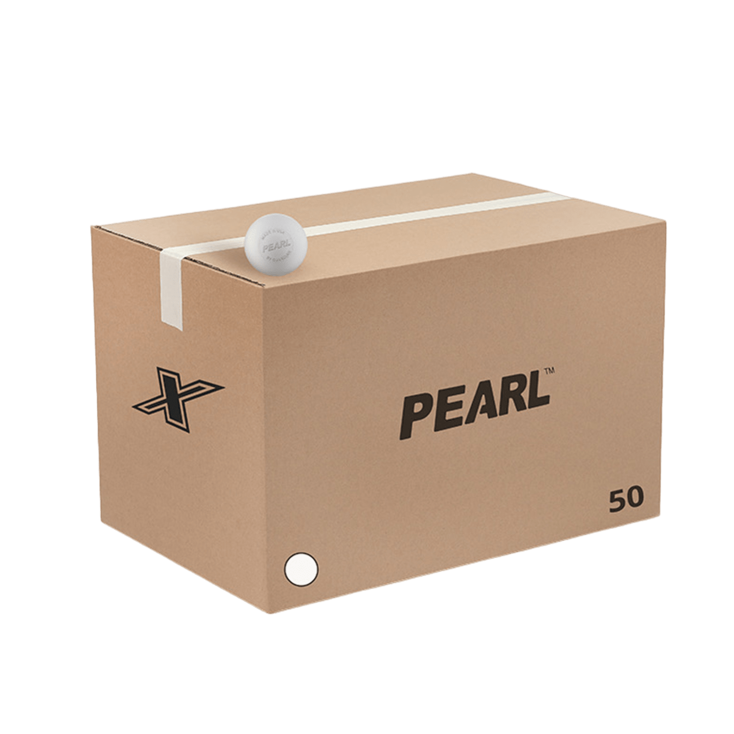 Pearl X Lacrosse Balls - 50 pack Lacrosse Balls White Lax.com