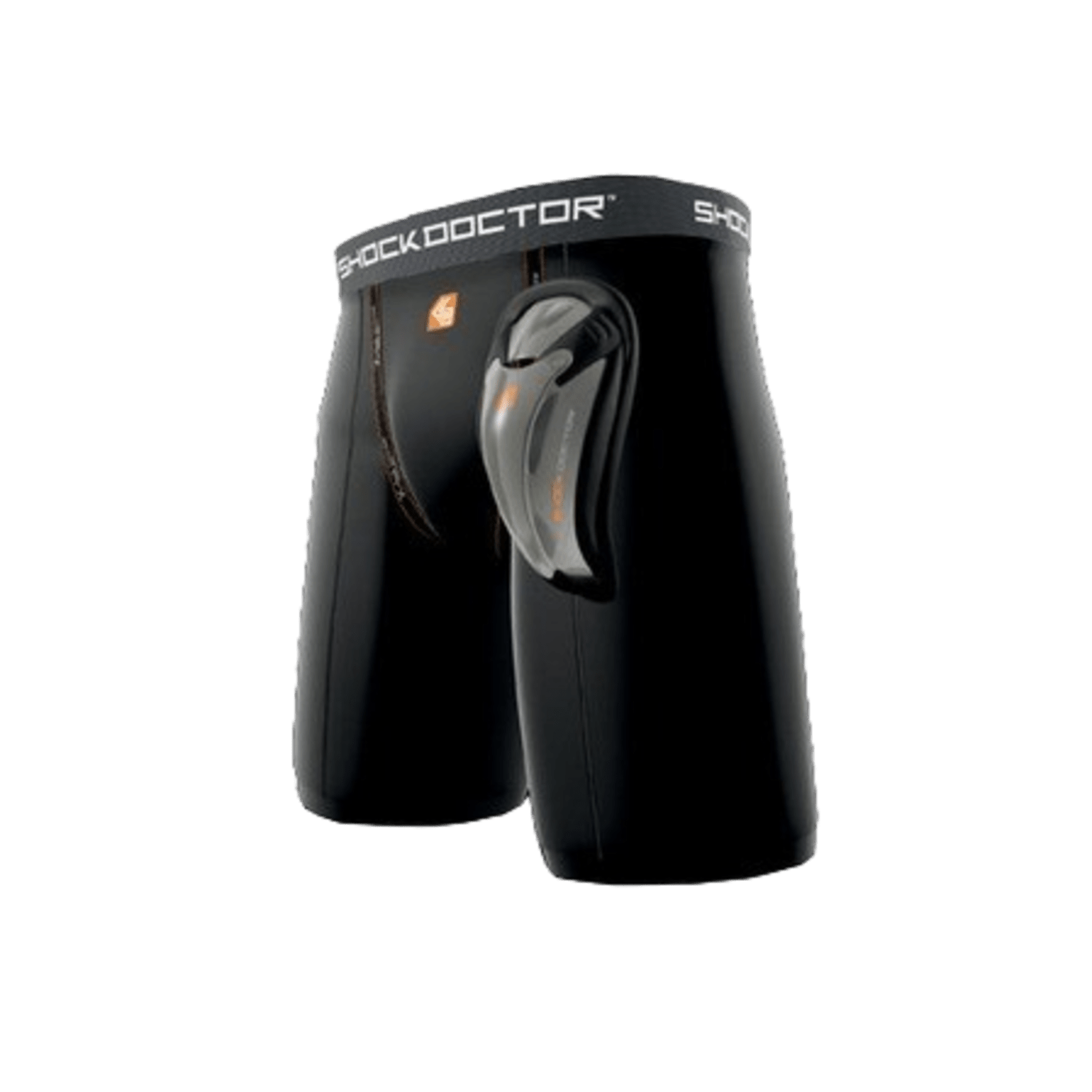 Shock Doctor Compression Short with Bioflex Cup Athletic Cups Black Lax.com