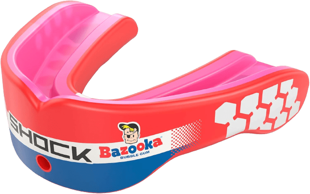 Shock Doctor Gel Max Power Flavor Fusion Mouthguard Mouthguard Bubble Gum Lax.com