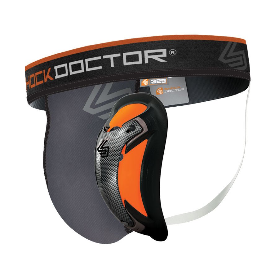 Shock Doctor Ultra Pro Supporter w/ Ultra Carbon Flex Cup Athletic Cups Grey Lax.com