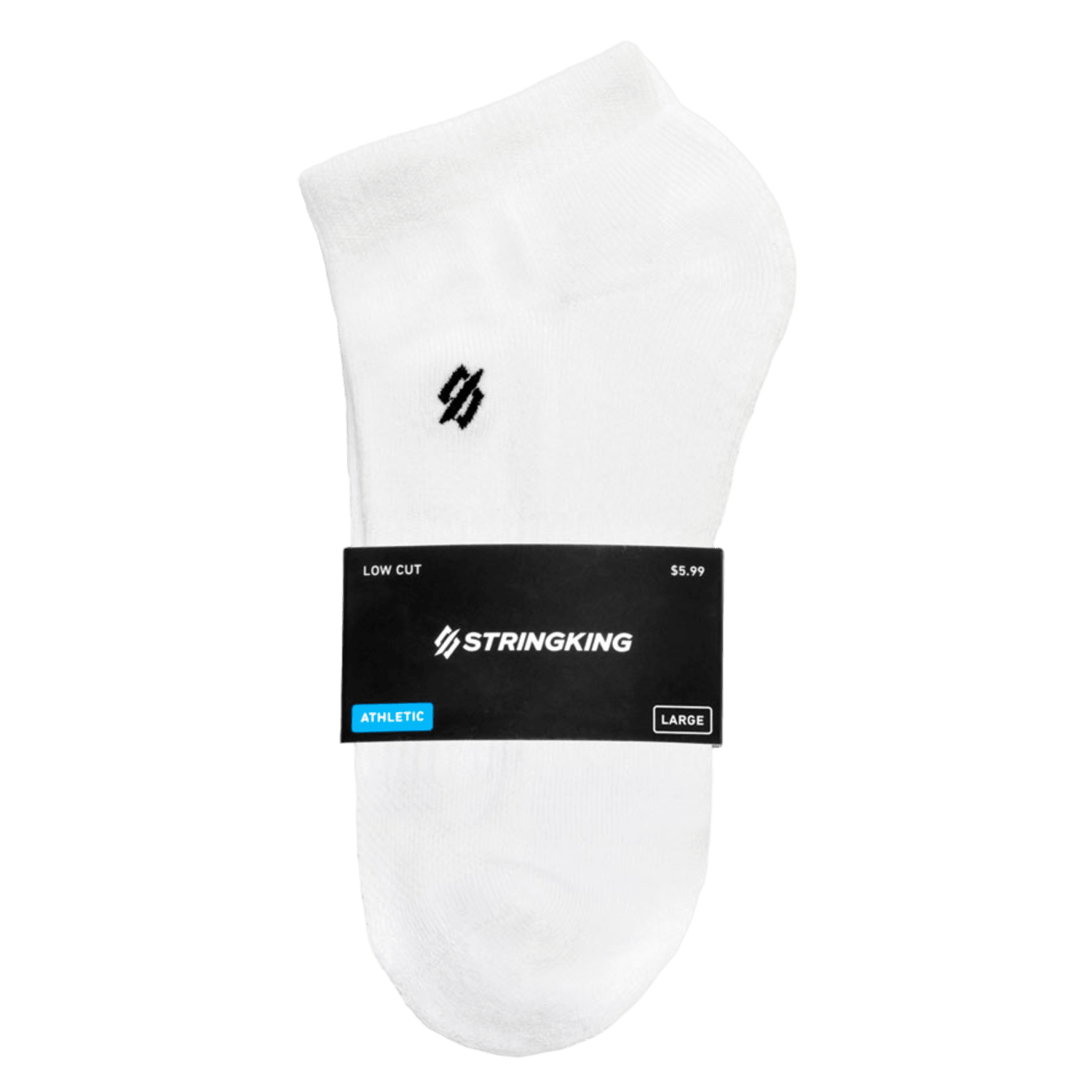 StringKing Athletic Low Cut Socks Socks SK - ALCSock - WH - S White Lax.com