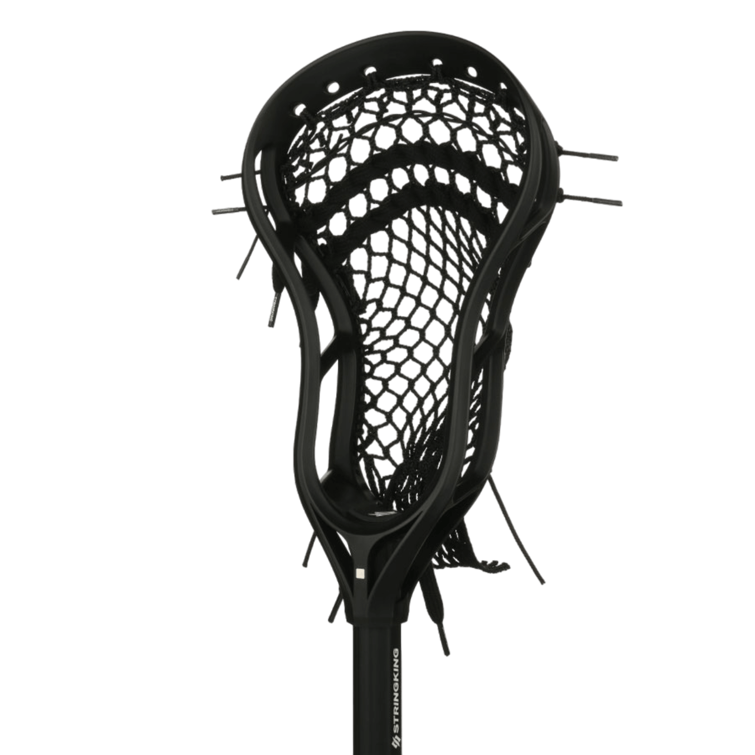 Stringking Complete 2 Attack - Senior Men's Complete Sticks Black/Black Lax.com