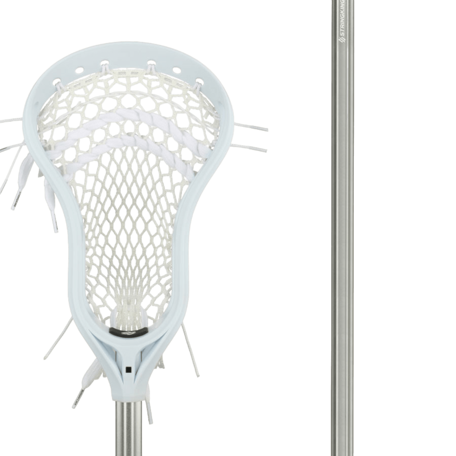 Stringking Complete 2 Attack - Senior Men's Complete Sticks White/Silver Lax.com