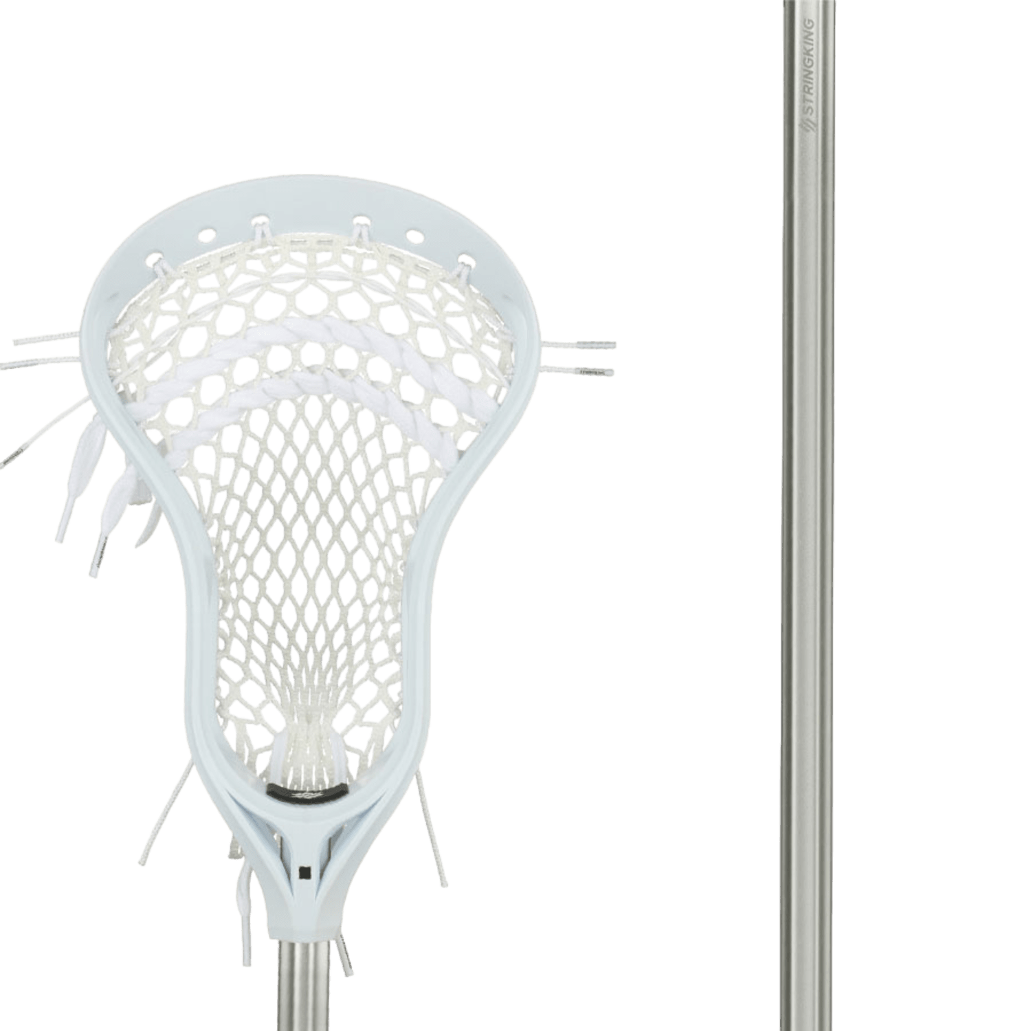 Stringking Complete 2 Junior Men's Complete Sticks White/Silver Lax.com