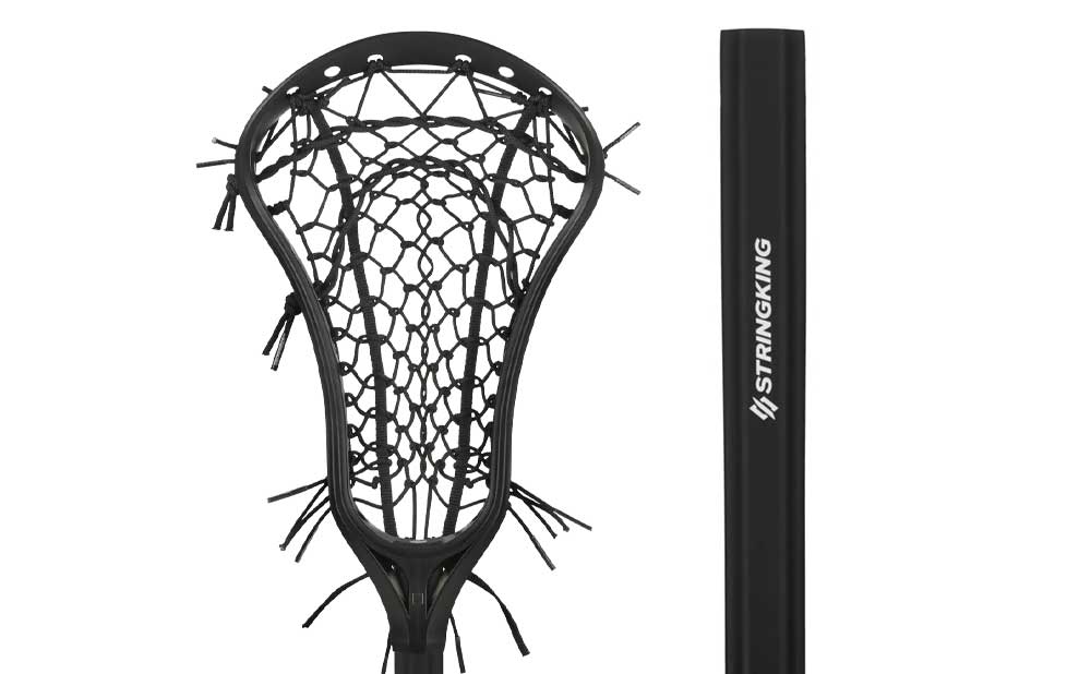 StringKing Complete Composite Tech Trad Women's Lacrosse Stick Women's Complete Sticks Black Lax.com