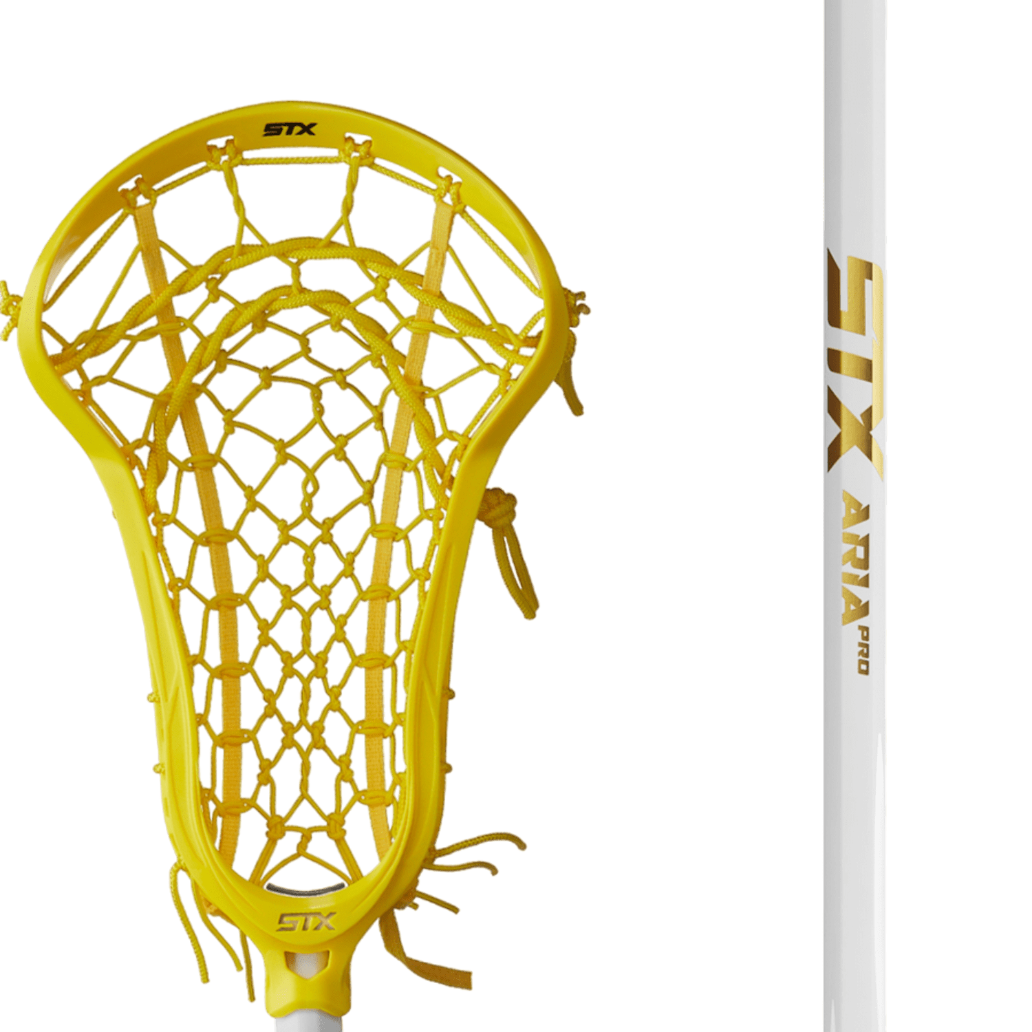 STX Aria Pro Lock Pocket Complete Stick Women's Complete Sticks STX - AriaProLPCS - YLW Yellow Lax.com