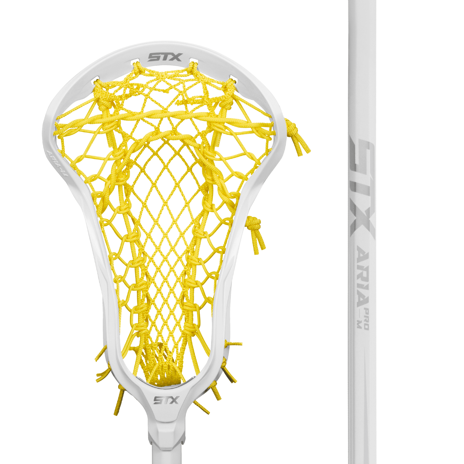 STX Aria Pro - M Crux Mesh 2.0 Complete Stick Women's Complete Sticks White/Yellow Lax.com