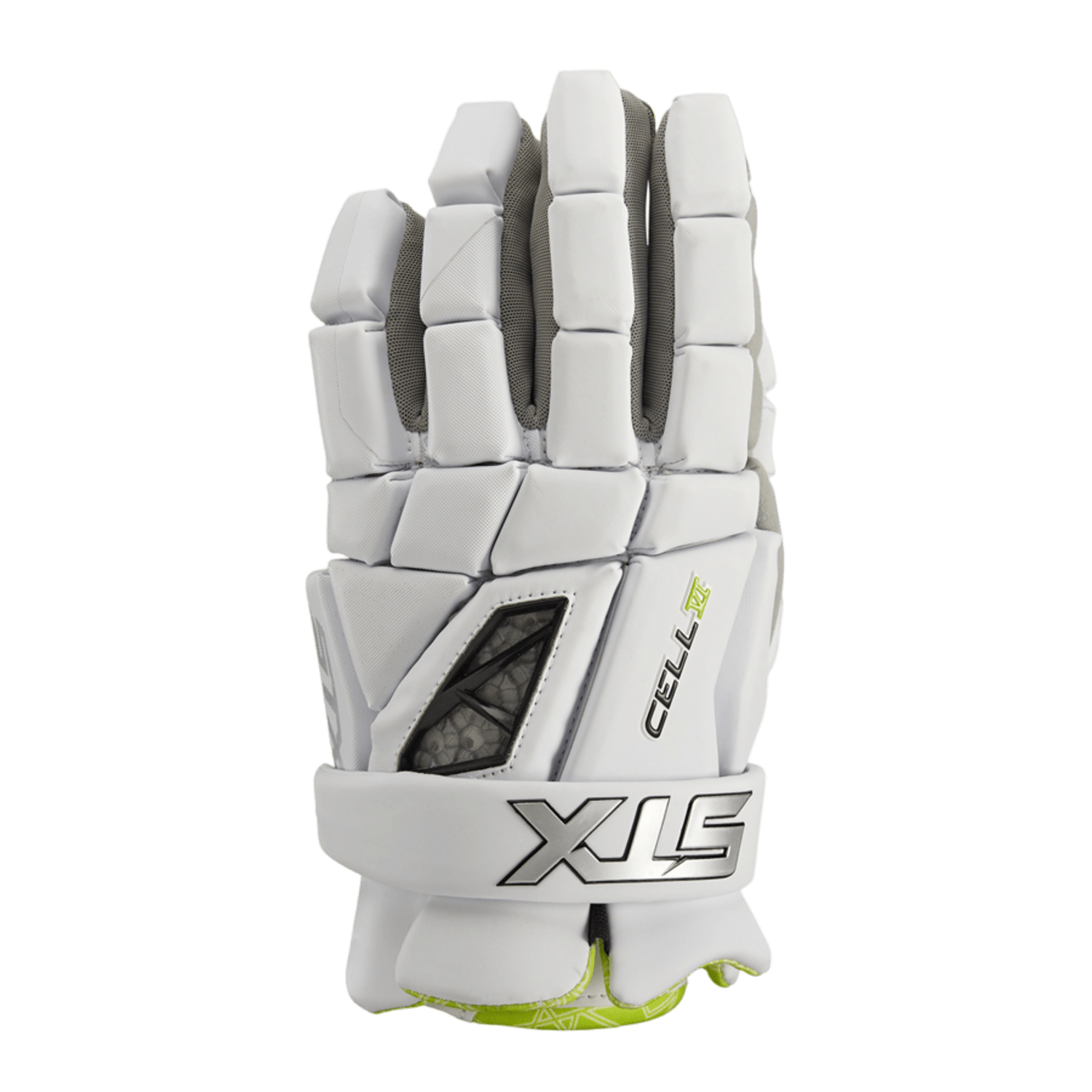 STX Cell 6 Glove Men's Gloves STX - C6GL - WH - XL White Lax.com