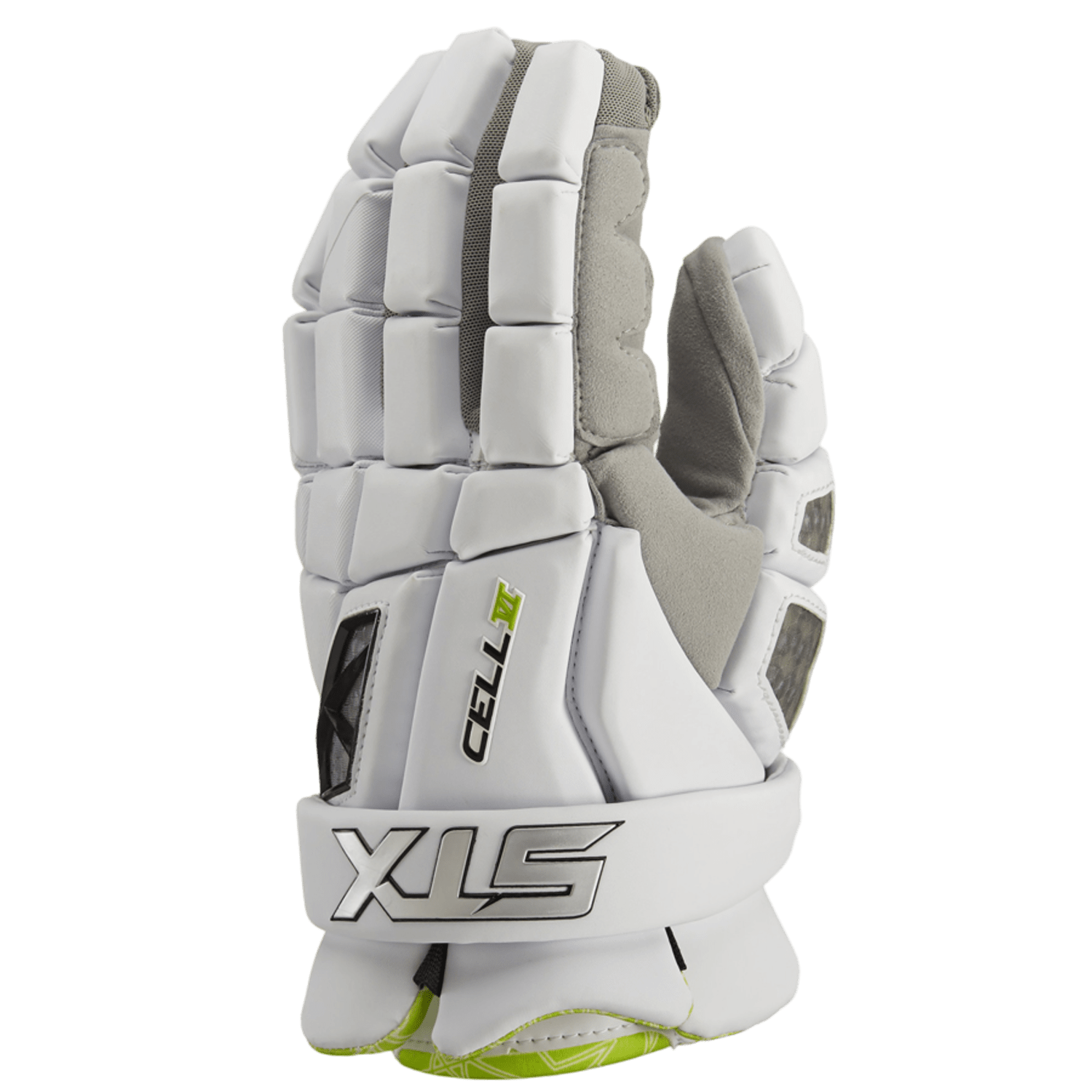 STX Cell 6 Glove Men's Gloves STX - C6GL - WH - XL White Lax.com