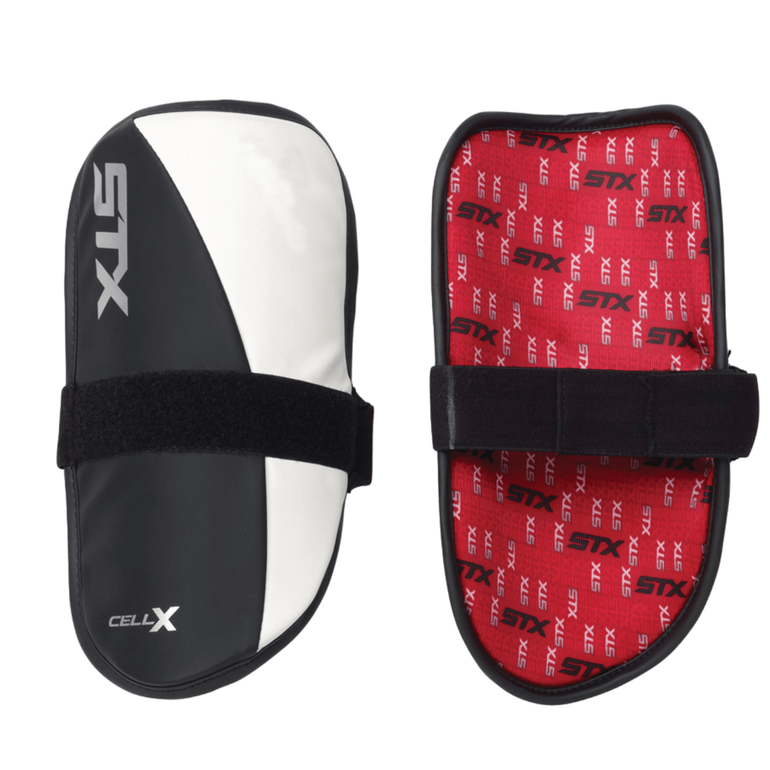 STX Cell X Bicep Pads Men's Arm Protection Black Lax.com