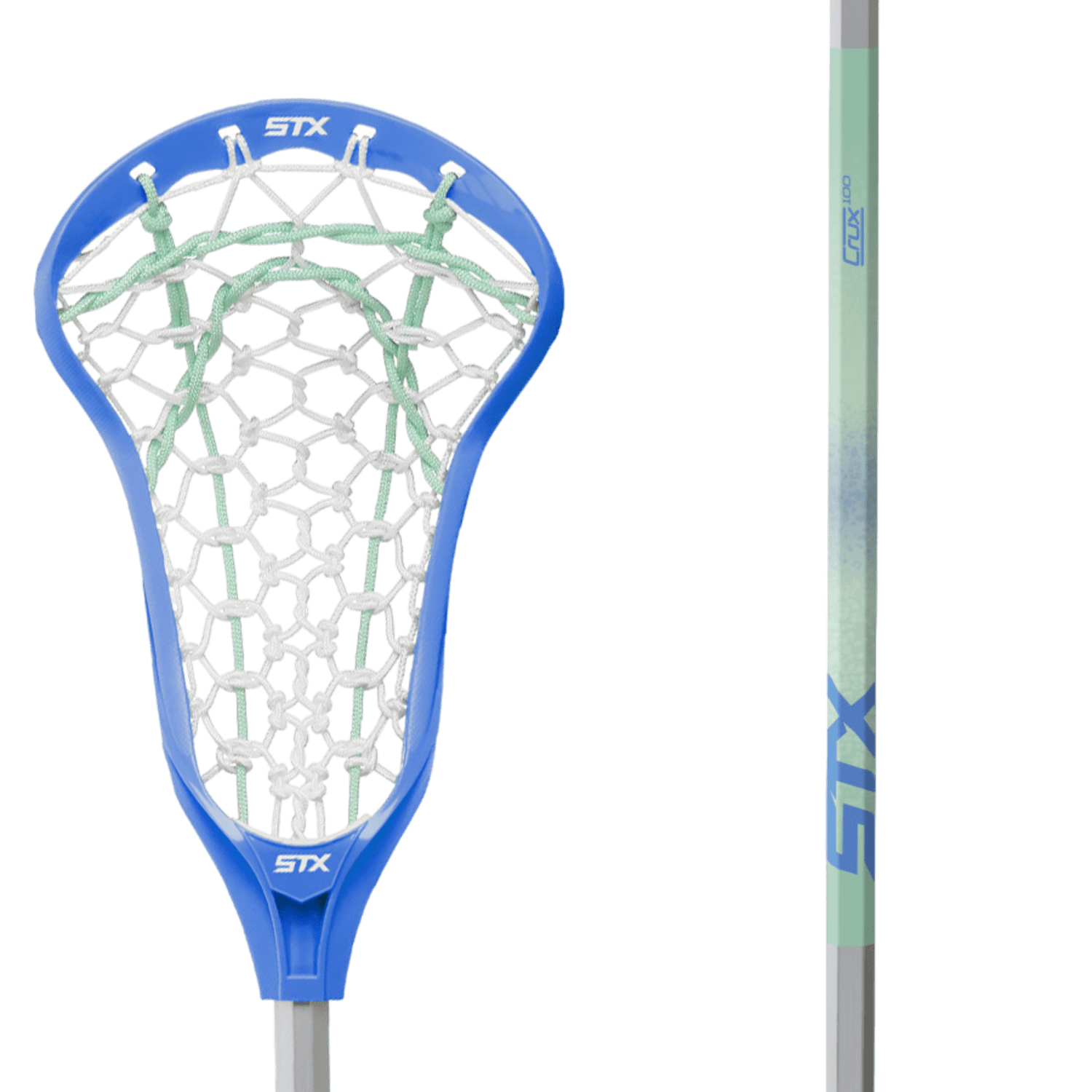 STX Crux 100 Lock Pocket Complete Stick Women's Complete Sticks STX - Crux100LPCS - BL Blue Lax.com