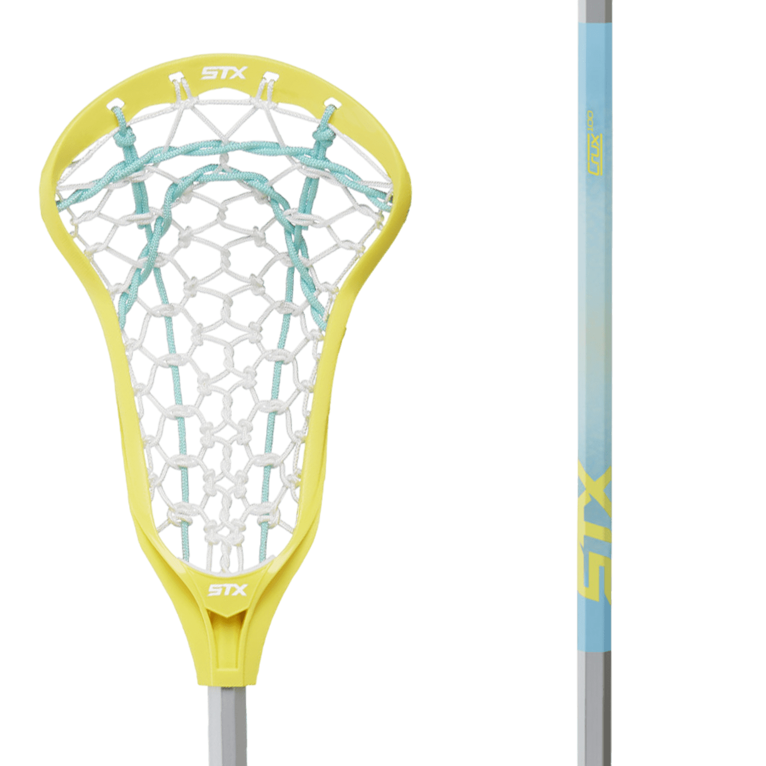 STX Crux 100 Lock Pocket Complete Stick Women's Complete Sticks STX - Crux100LPCS - YLW Yellow Lax.com