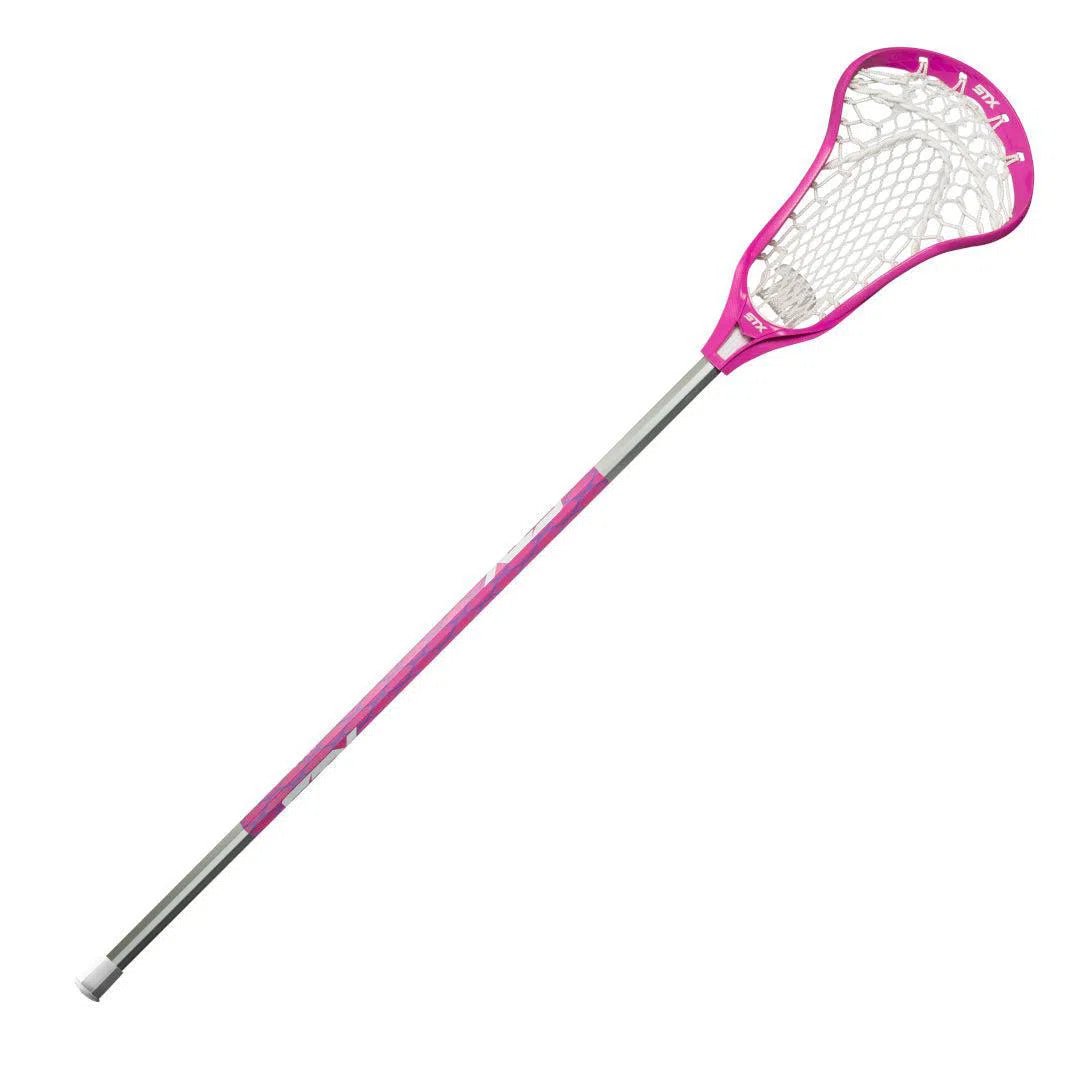 STX Crux 100 with Crux Mesh Complete Stick Women's Complete Sticks Pink Lax.com