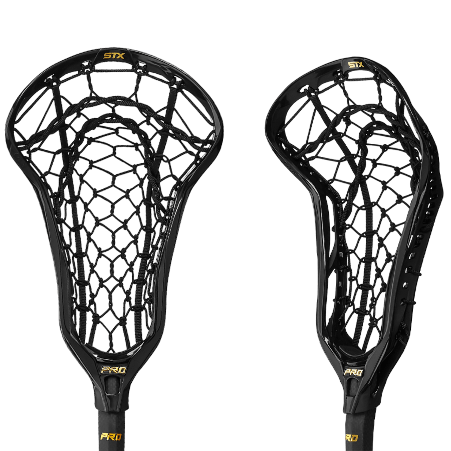 STX Crux Pro Lock Pocket Complete Stick Women's Complete Sticks Black/Black Lax.com