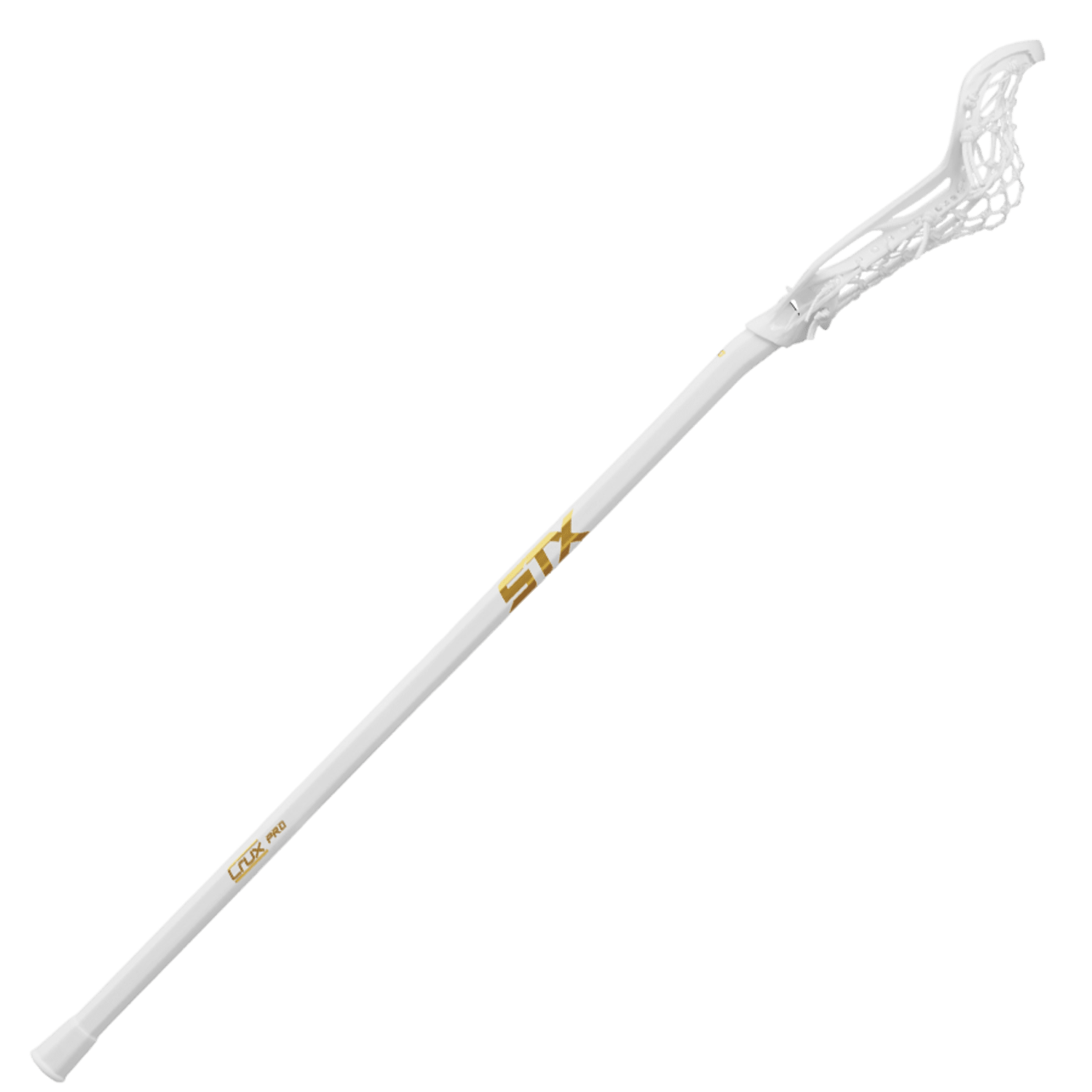 STX Crux Pro Lock Pocket Complete Stick Women's Complete Sticks White/White Lax.com