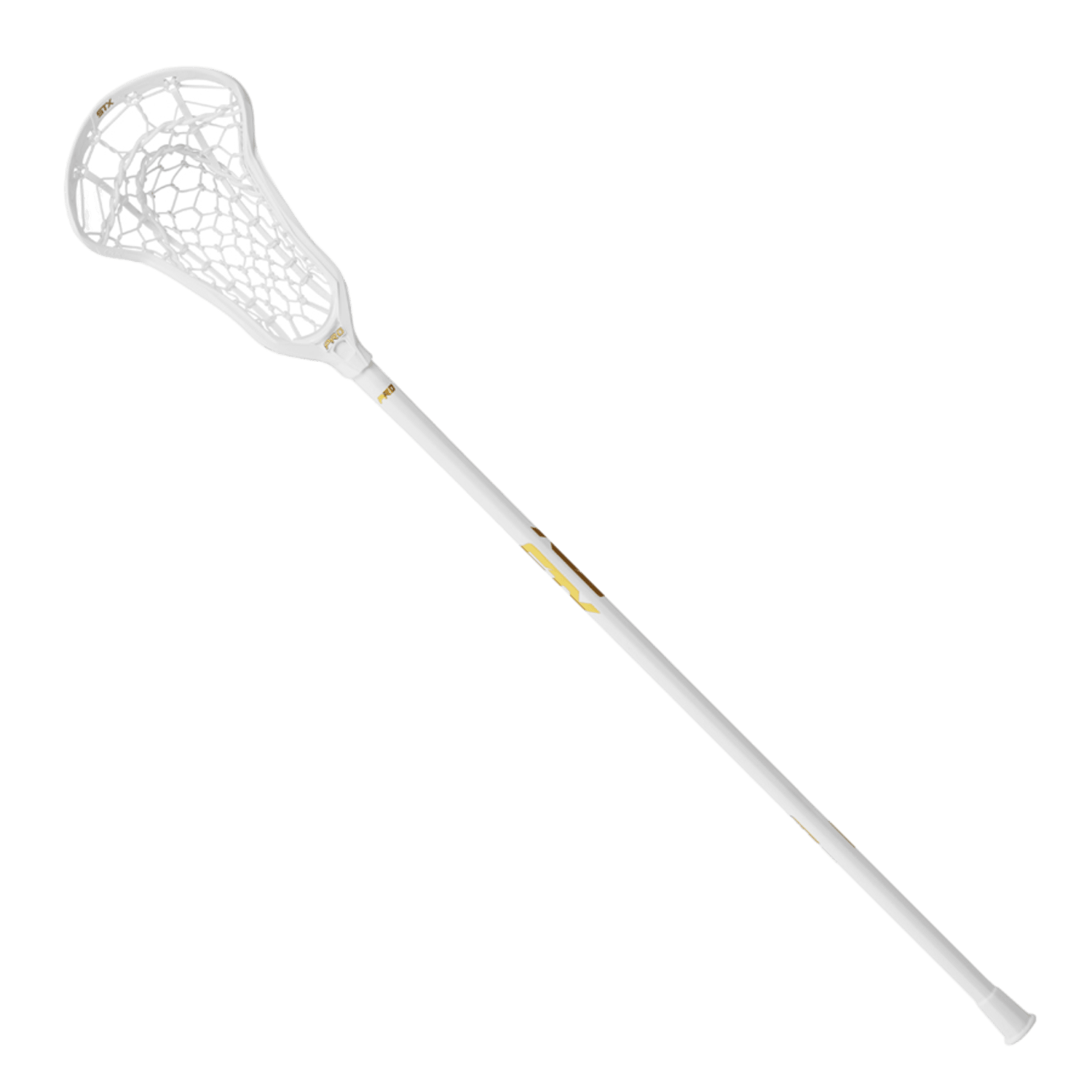 STX Crux Pro Lock Pocket Complete Stick Women's Complete Sticks White/White Lax.com