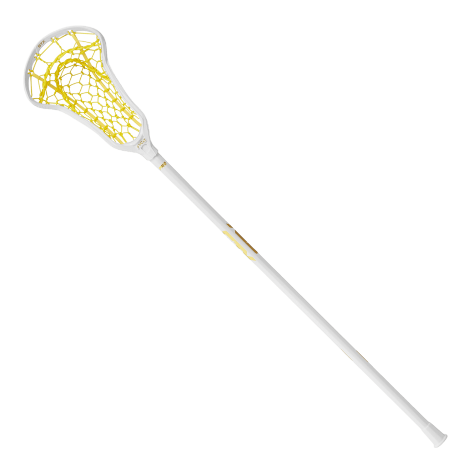 STX Crux Pro Lock Pocket Complete Stick Women's Complete Sticks White/White Lax.com