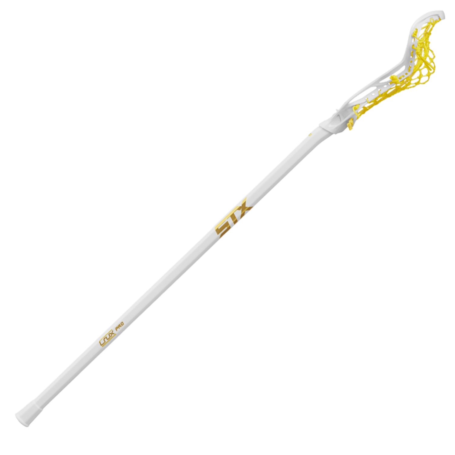 STX Crux Pro Lock Pocket Complete Stick Women's Complete Sticks White/White Lax.com