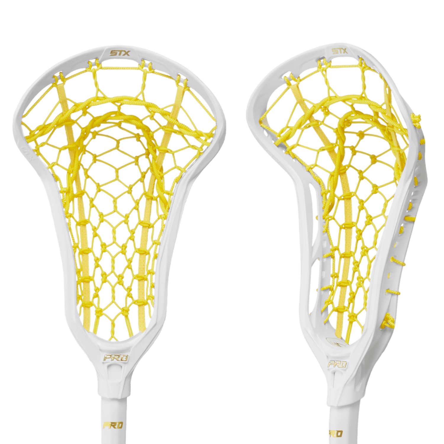 STX Crux Pro Lock Pocket Head Women's Head STX - CruxProHDLP - WYL White/Yellow Lax.com