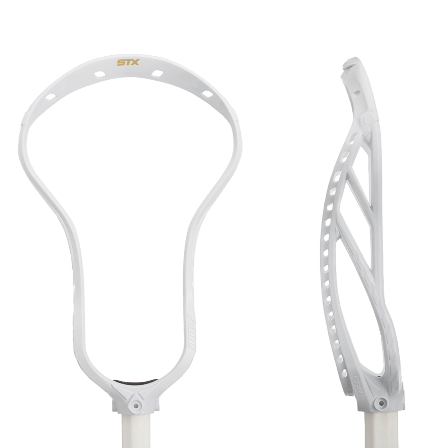 STX Duel 3 Unstrung Lacrosse Head Men's Head STX - Duel3 - WH White Lax.com