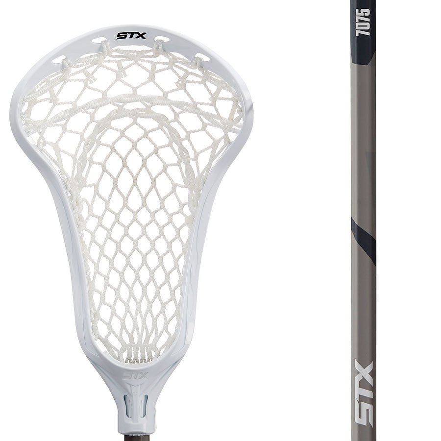 STX Exult 400 Complete Stick with Crux Mesh Pro Women's Complete Sticks White Lax.com