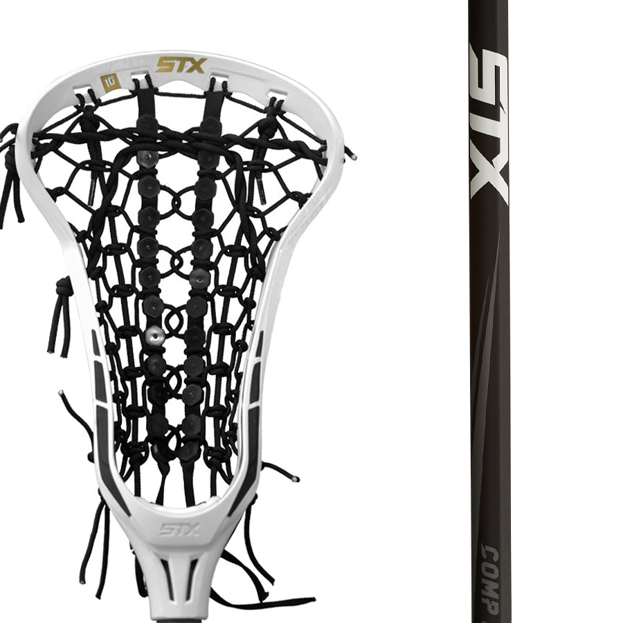 STX Exult 500 Comp 10 Complete Stick Women's Complete Sticks Black Lax.com