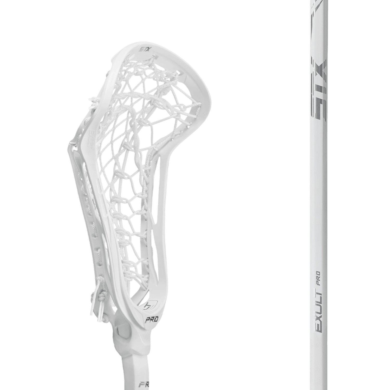 STX Exult Pro Crux Mesh 2.0 Complete Stick Women's Complete Sticks White/White Lax.com