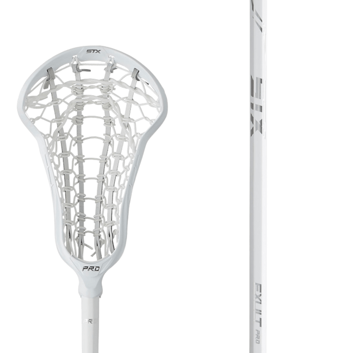 STX Exult Pro Elite Complete Stick Women's Complete Sticks White/White Lax.com