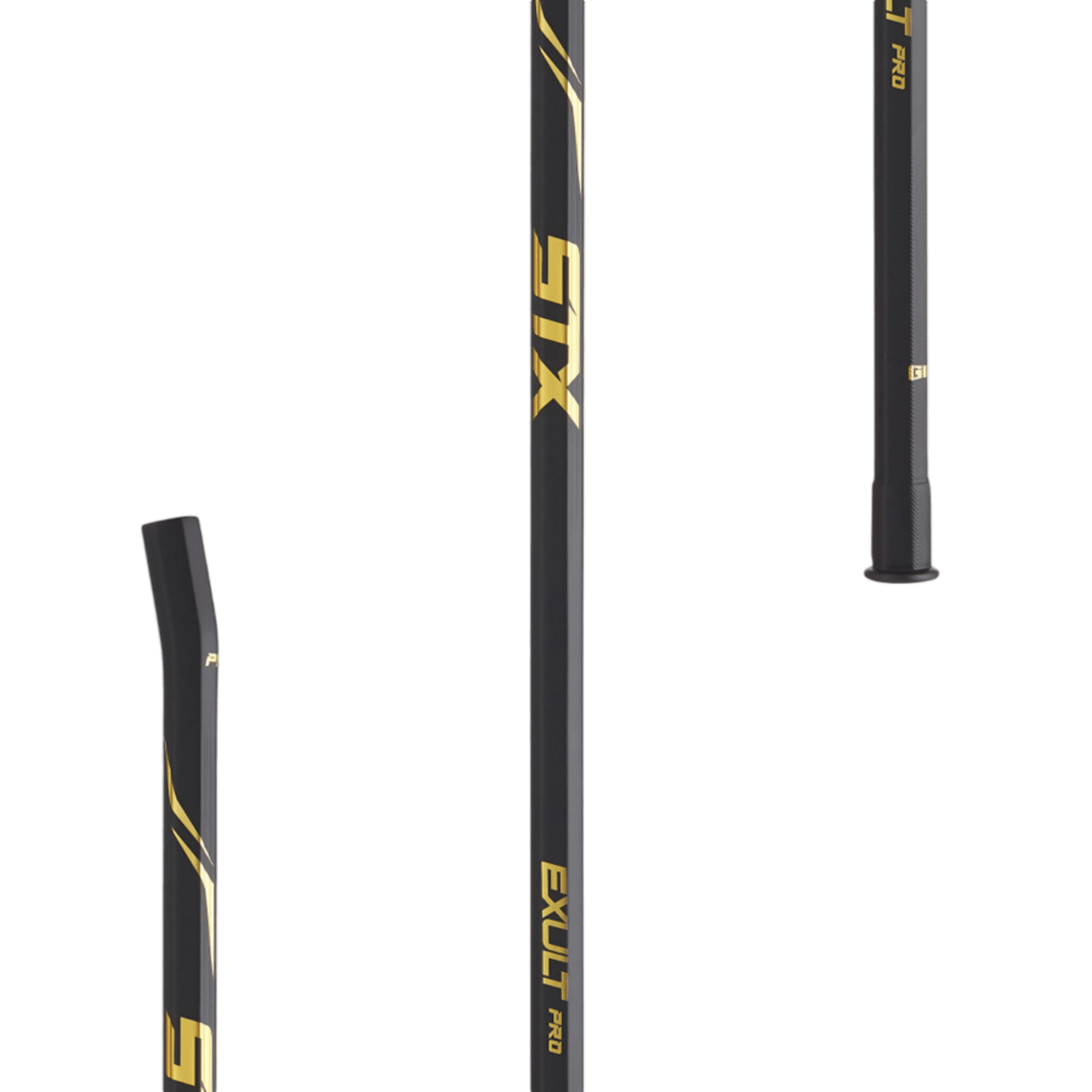 STX Exult Pro Handle Women's Shaft STX - Exultprohandle - BLK/G Black/Gold Lax.com