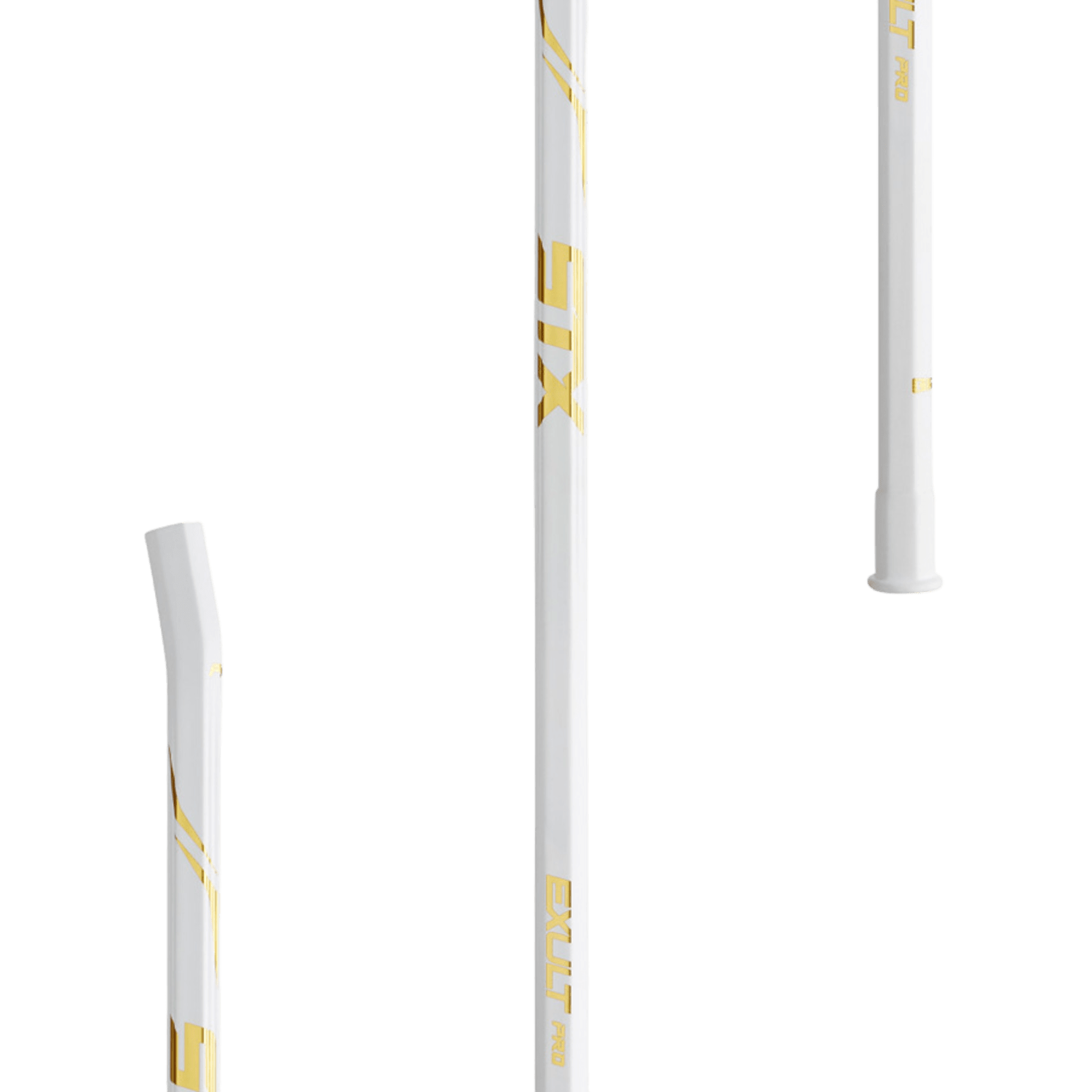 STX Exult Pro Handle Women's Shaft STX - Exultprohandle - WH/GD White/Gold Lax.com