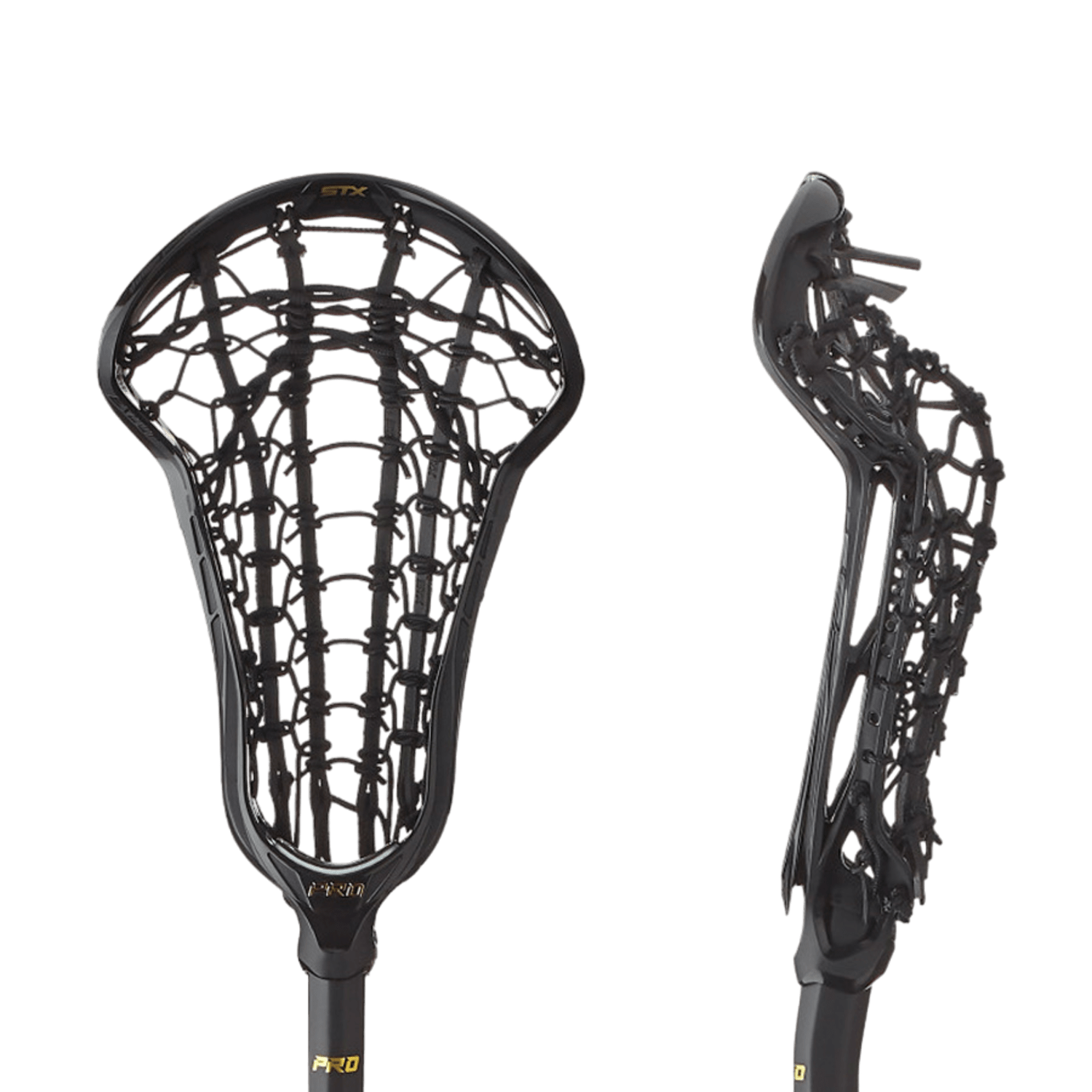 STX Exult Pro Strung Women's Head STX - ExultProStrung - BK Black Lax.com