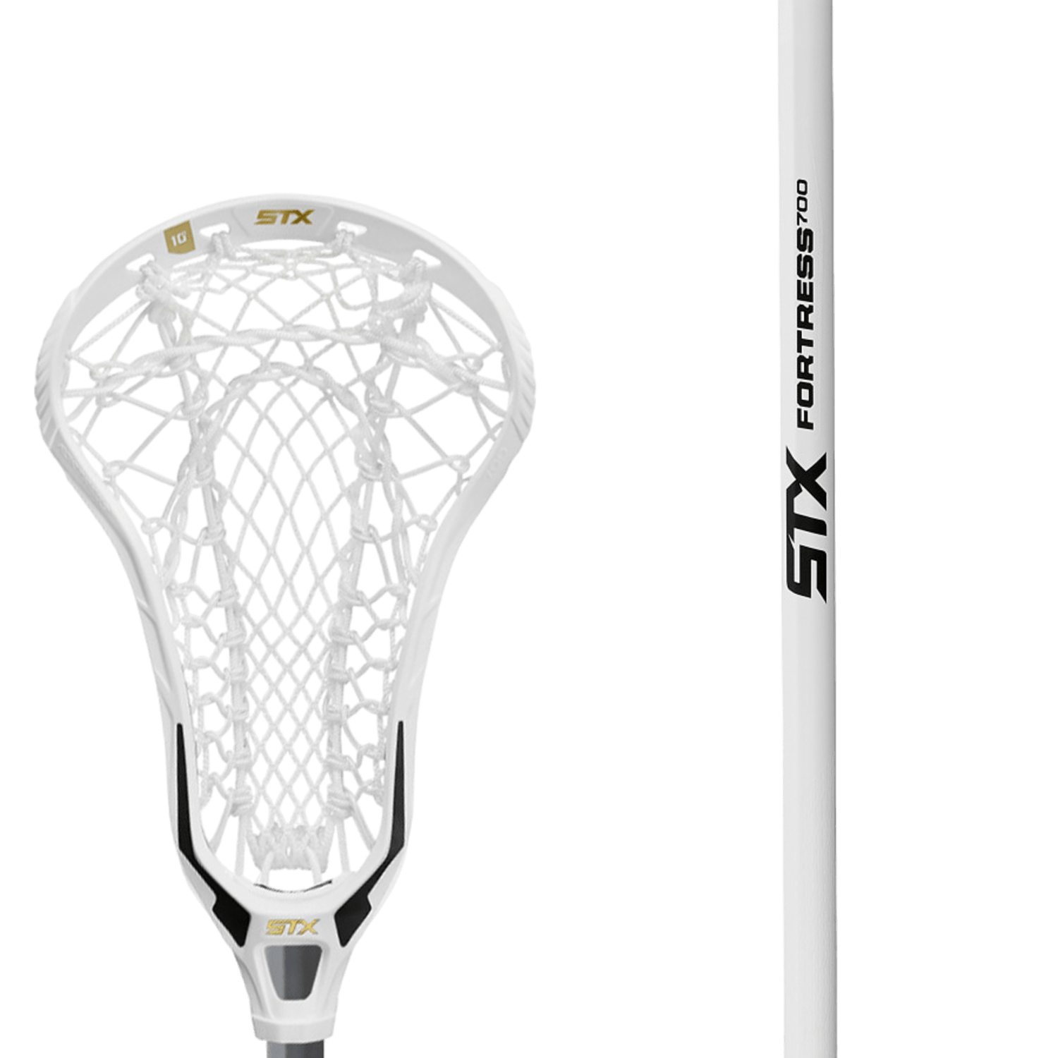 STX Fortress 700 Crux Mesh 2.0 Complete Stick Women's Complete Sticks STX - Fortress700CSCrux2 - WH White Lax.com