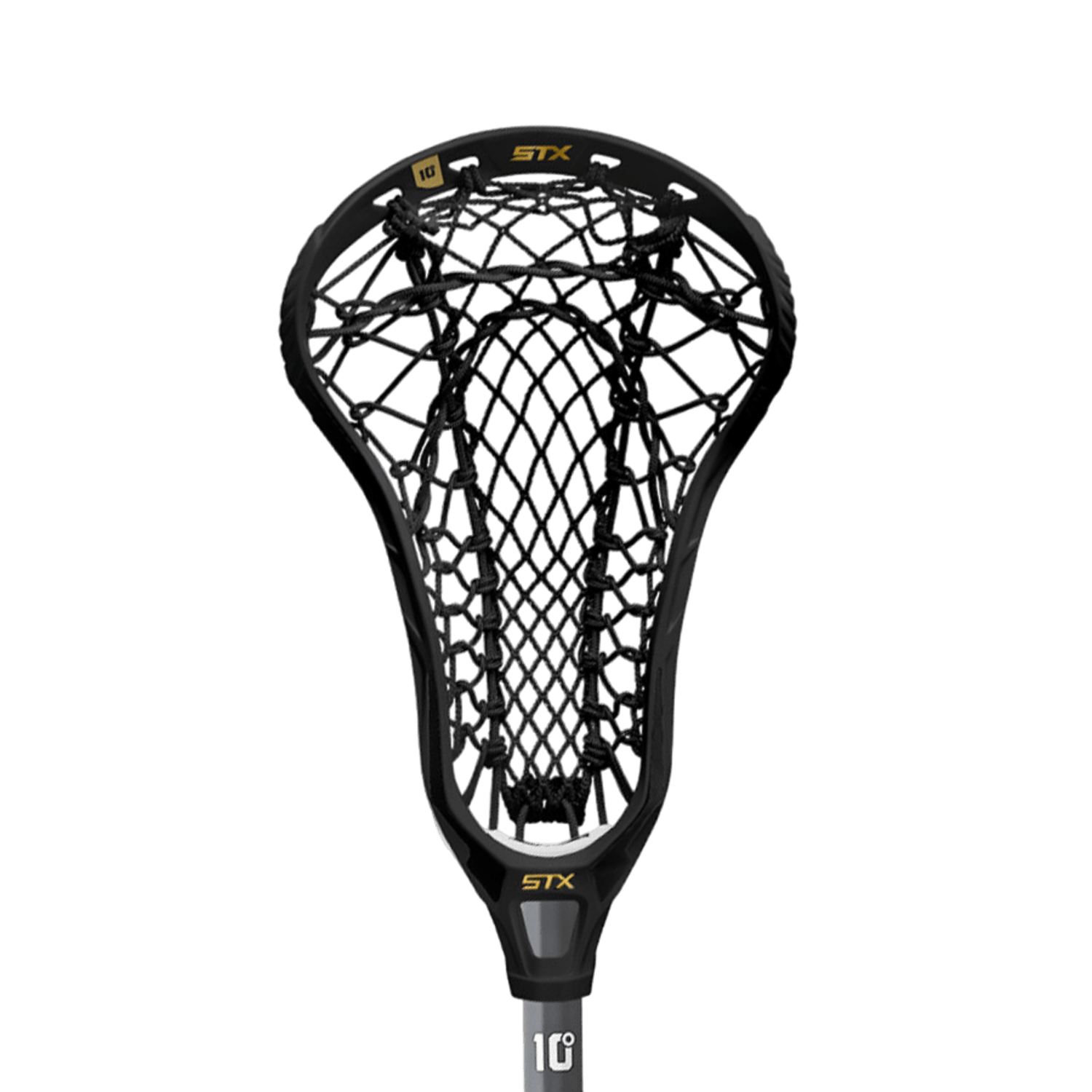 STX Fortress 700 Head with Crux 2 Mesh Women's Head STX - Fortress700HDCrux2 - BK Black Lax.com