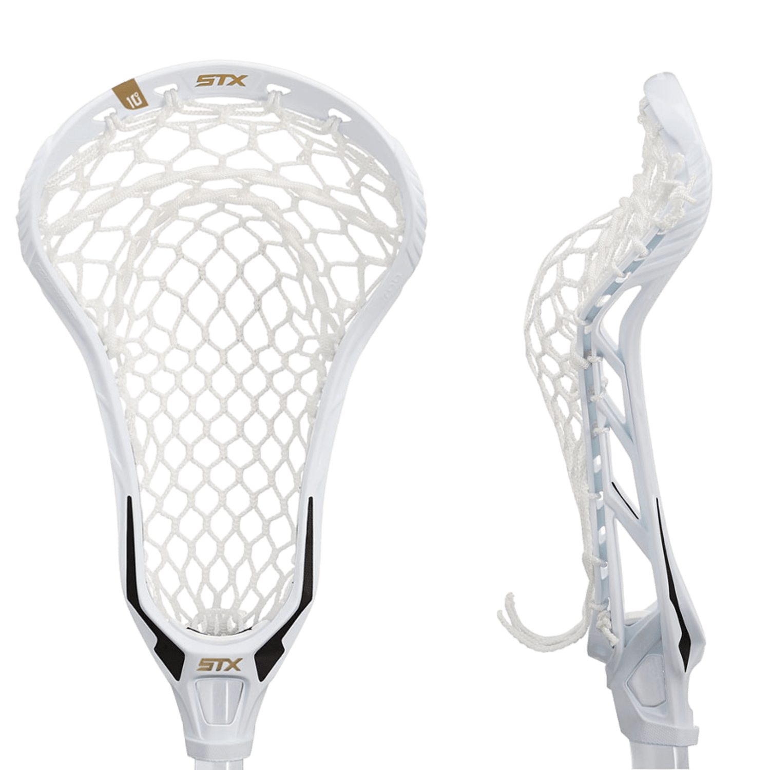 STX Fortress 700 Head with Crux Mesh Pro Women's Head Black Lax.com