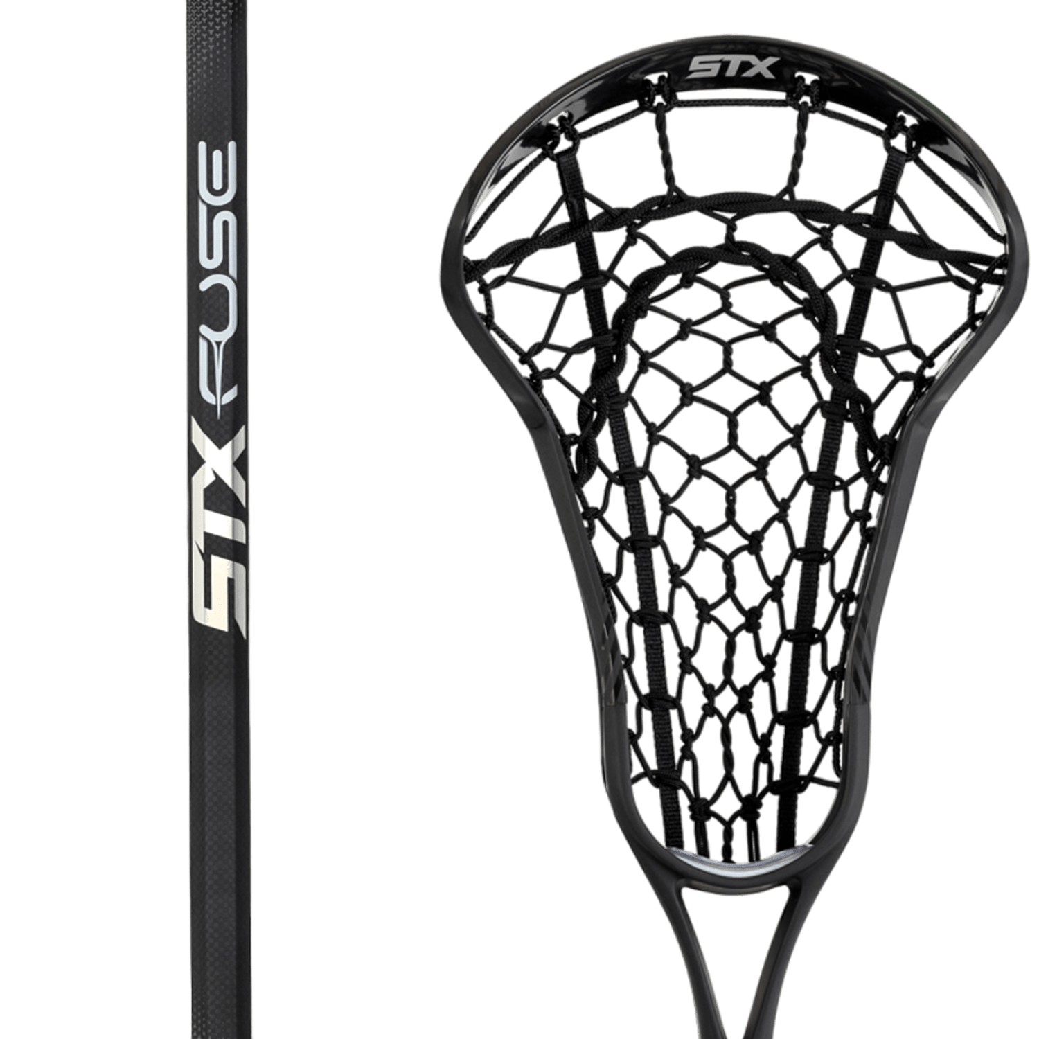 STX Fuse Complete Stick Women's Complete Sticks STX - FuseCS - BLK/BLK Black/Black Lax.com