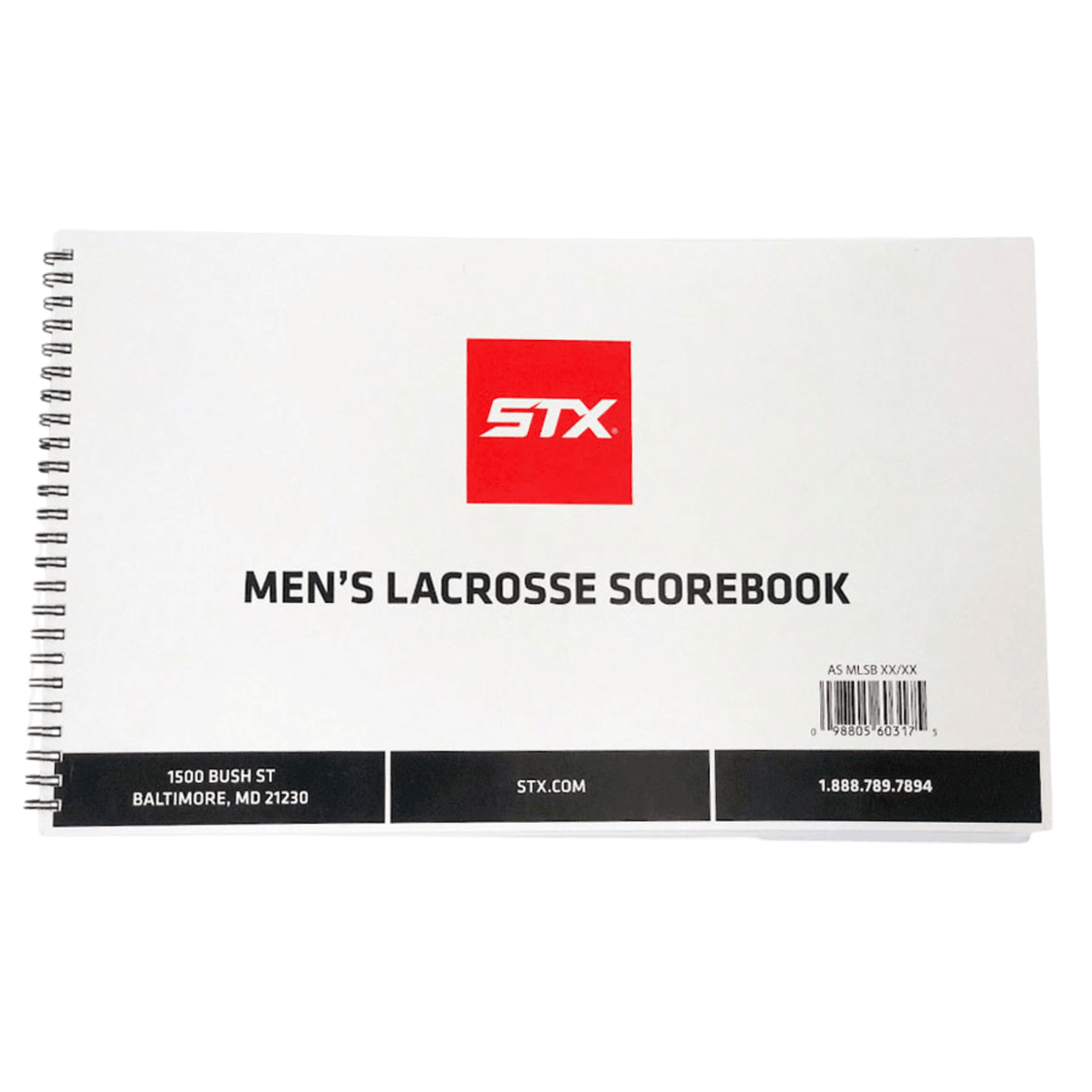 STX Men's Lacrosse Scorebook Scorebooks STX - MScorebook - WH White Lax.com