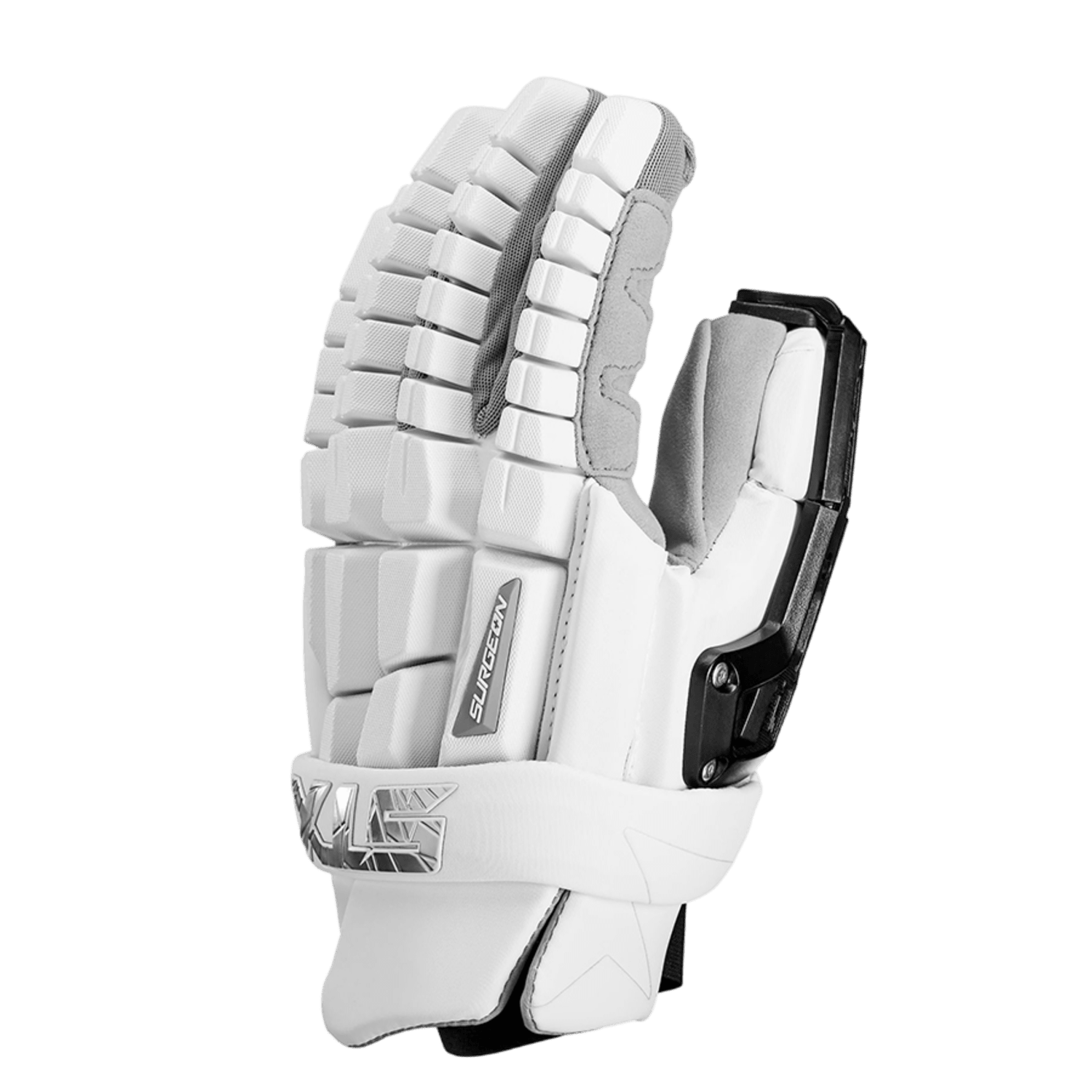 STX RZR2 Goalie Glove Goalie Gloves STX - RZR2GGL - WH - L White Lax.com