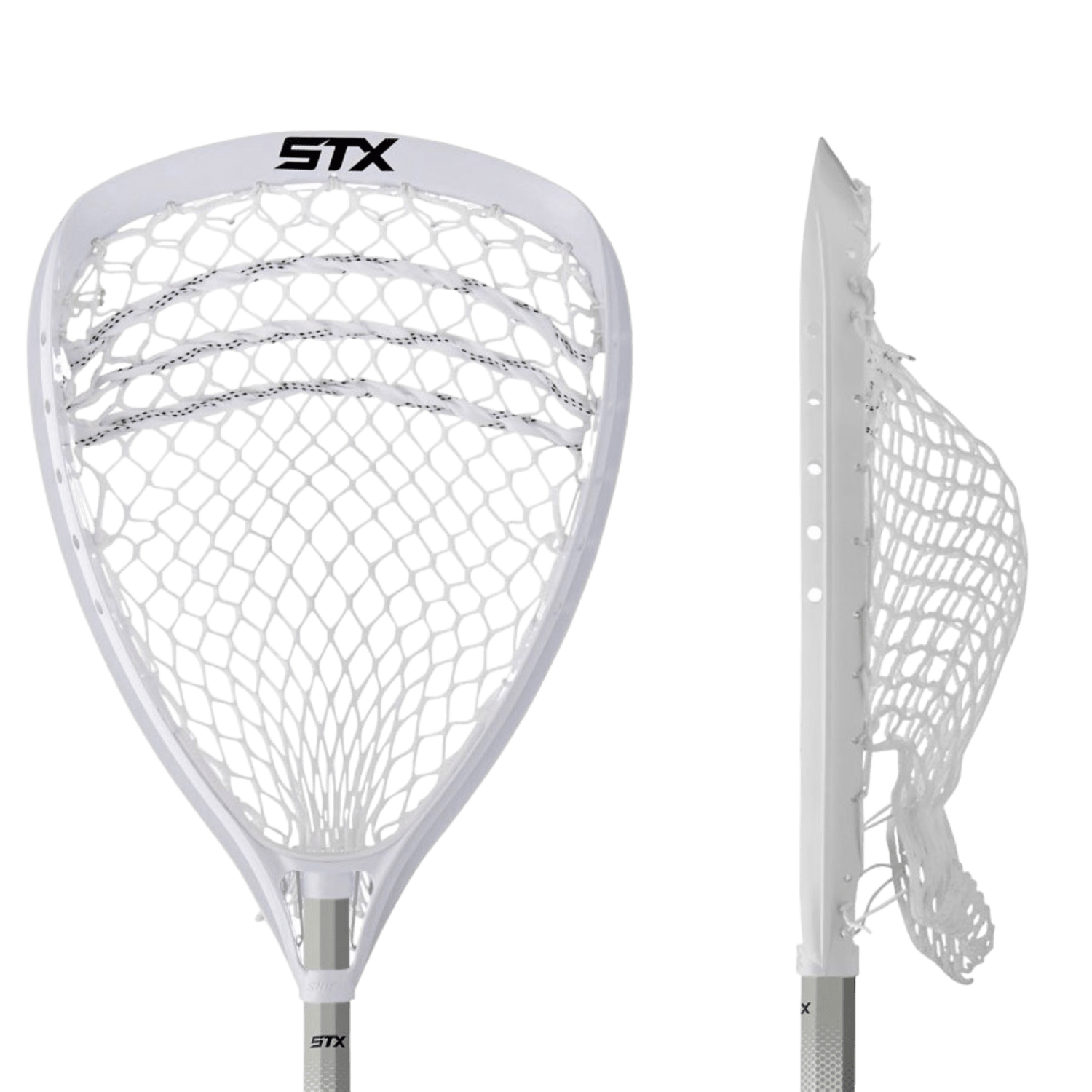 Stx Shield 100 Goalie Stick Goalie Complete Shield100CS - WH - GLE White Lax.com