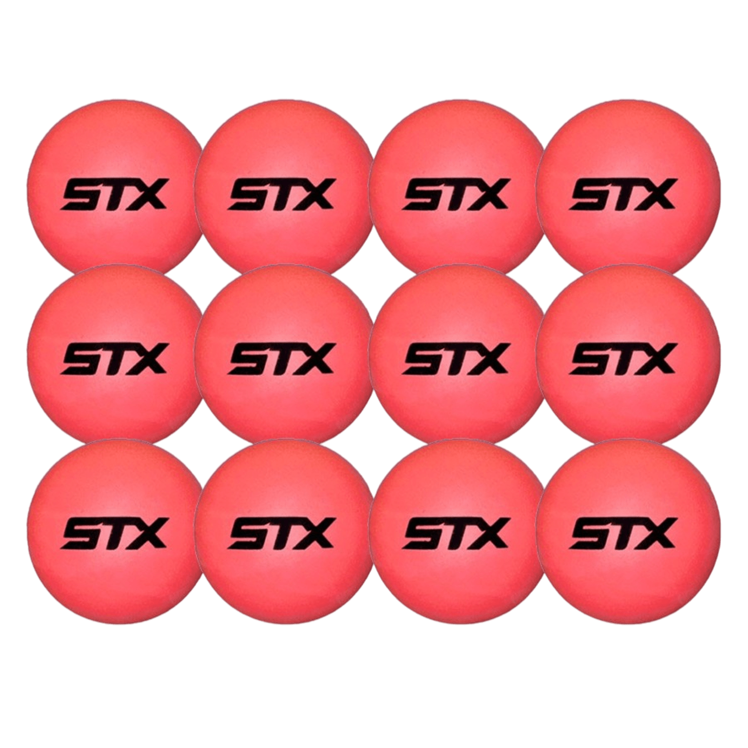 STX Soft Practice Lacrosse Balls Dozen Lacrosse Balls Red Lax.com