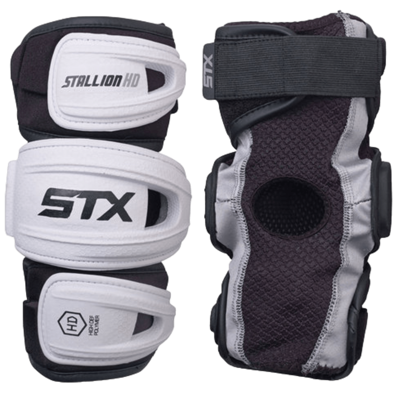 STX Stallion Arm Pads Men's Arm Protection White Lax.com