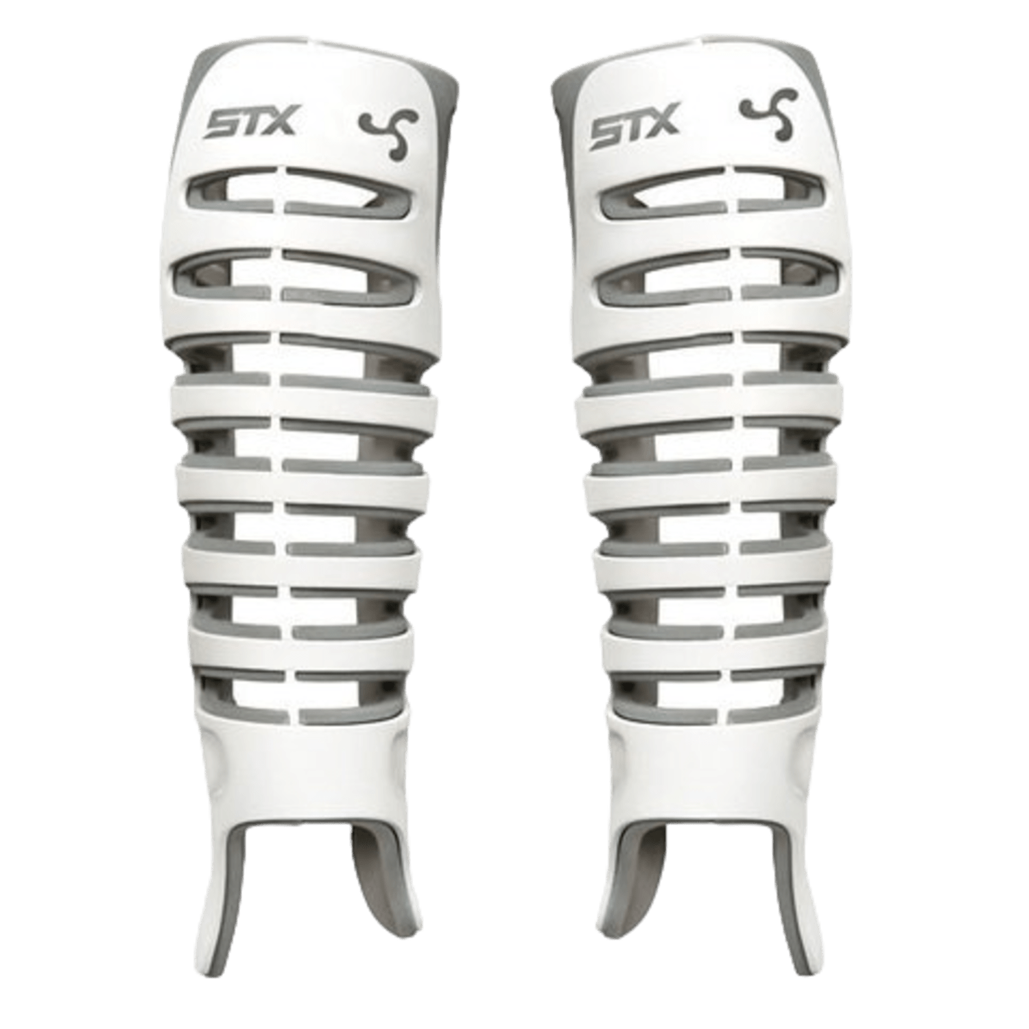 STX Valor Shin Guards Goalie Pants and Shin Pads STX Valor Shin Guards - WH - S White Lax.com