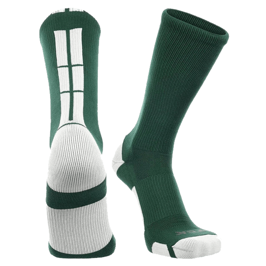 TCK Poly Crew 3.0 Sock Socks Green/White Lax.com