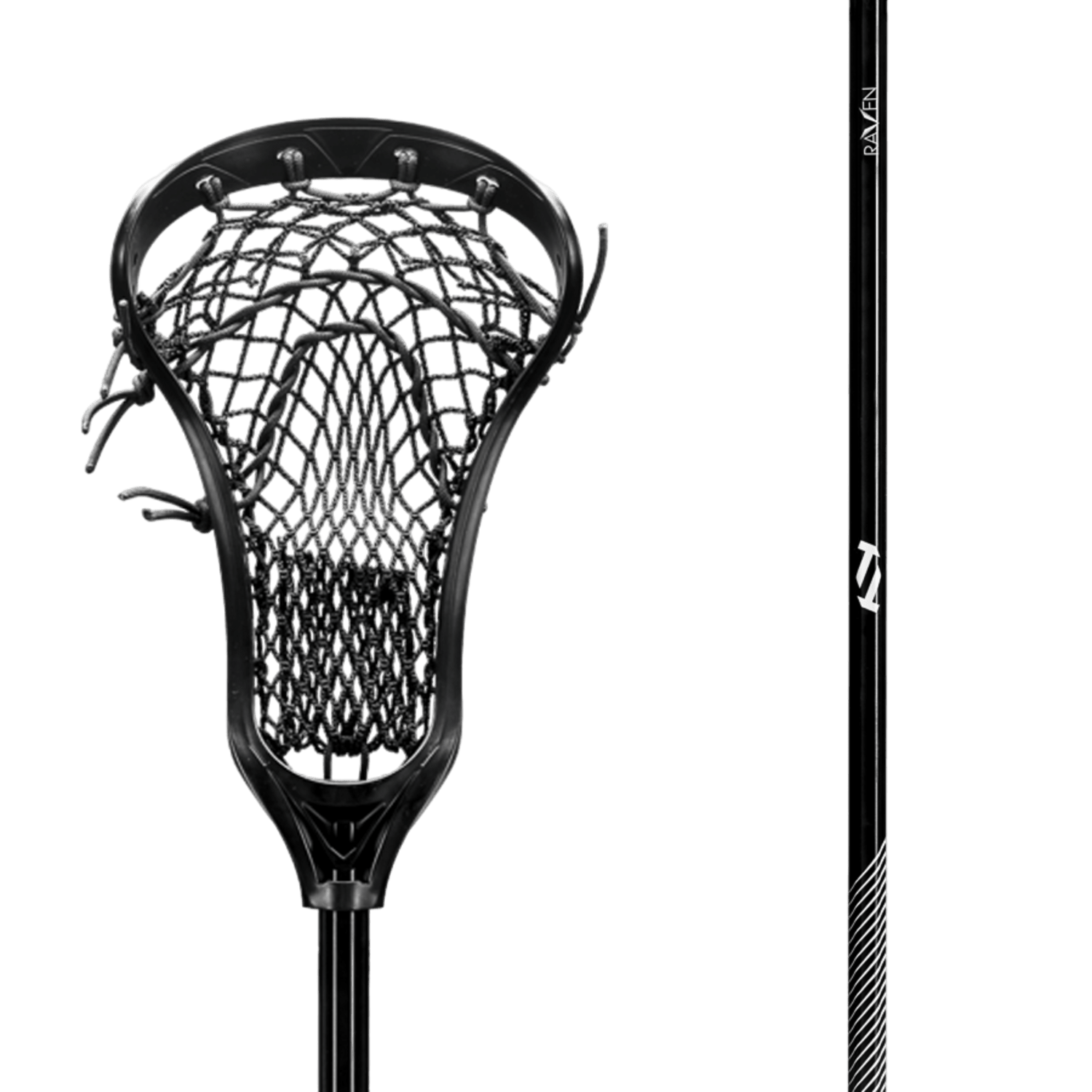 True Raven Complete Stick Women's Complete Sticks Black/Black Lax.com