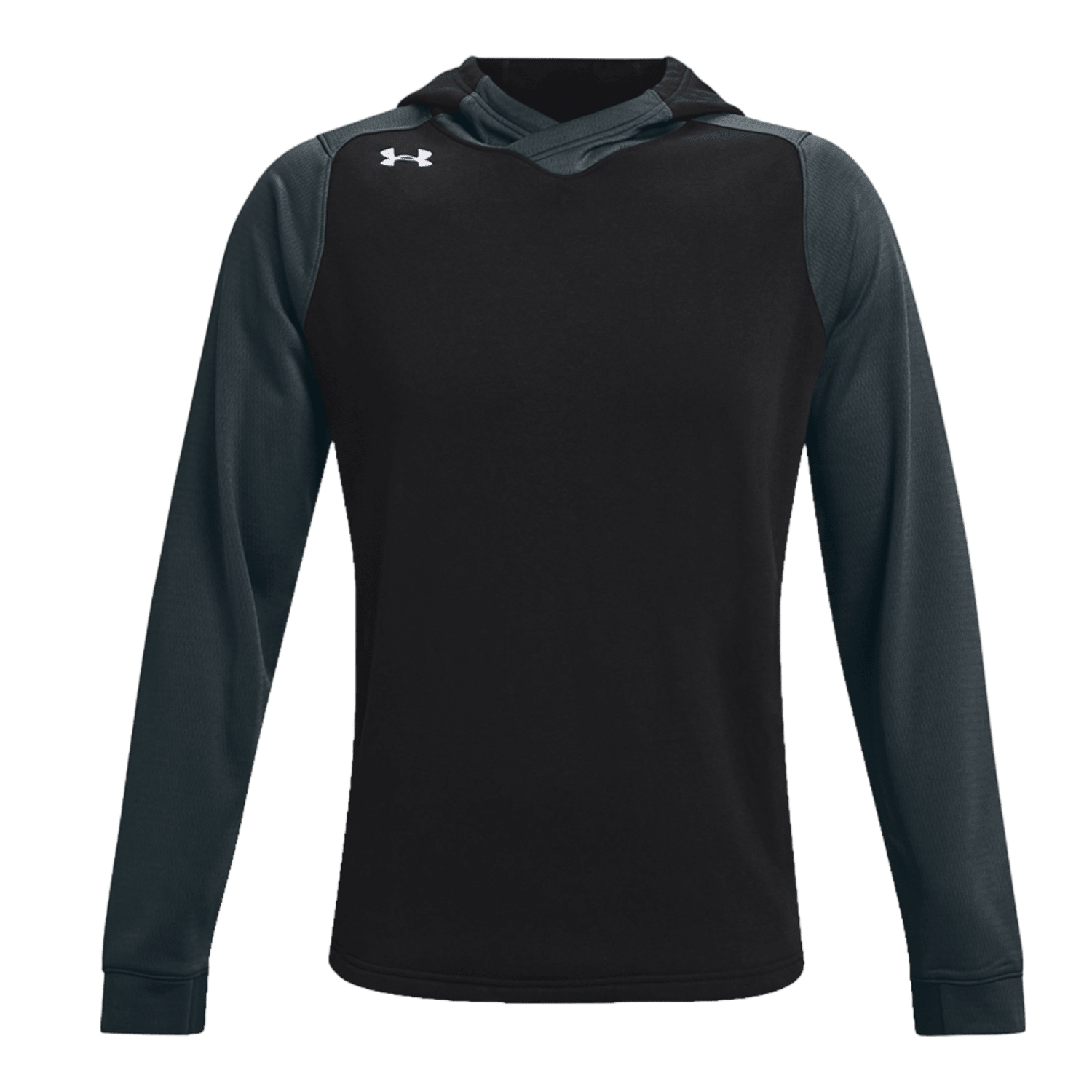 UA M's Dynasty Fleece Hoody 1359356 Apparel Tops UA - 1359356 - 001 - XL Black - 001 Lax.com