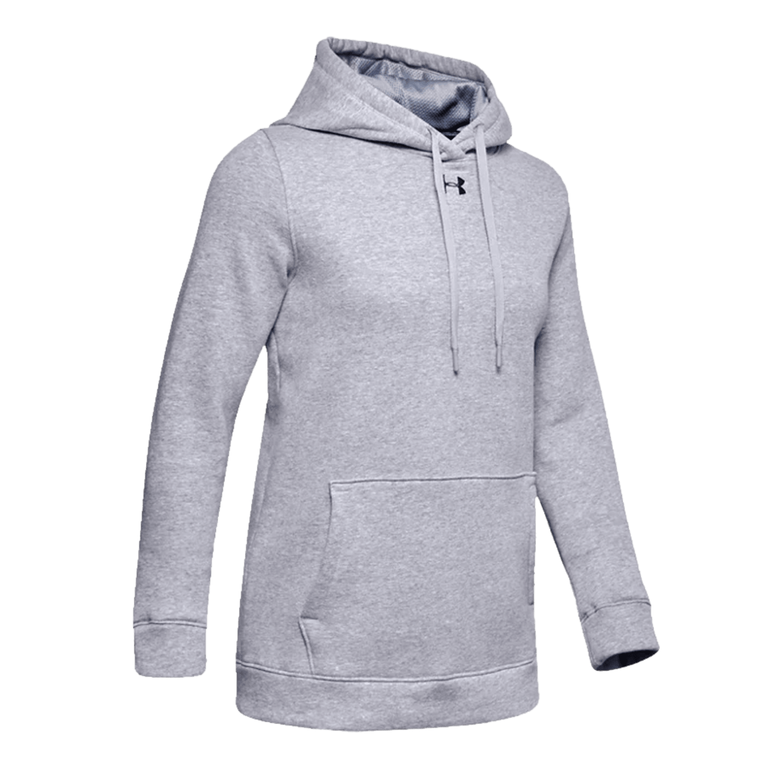 UA Women's Hustle Fleece Hoodie Apparel Tops UA - 1300261 - 025 - XL True Gray Heather - 025 Lax.com