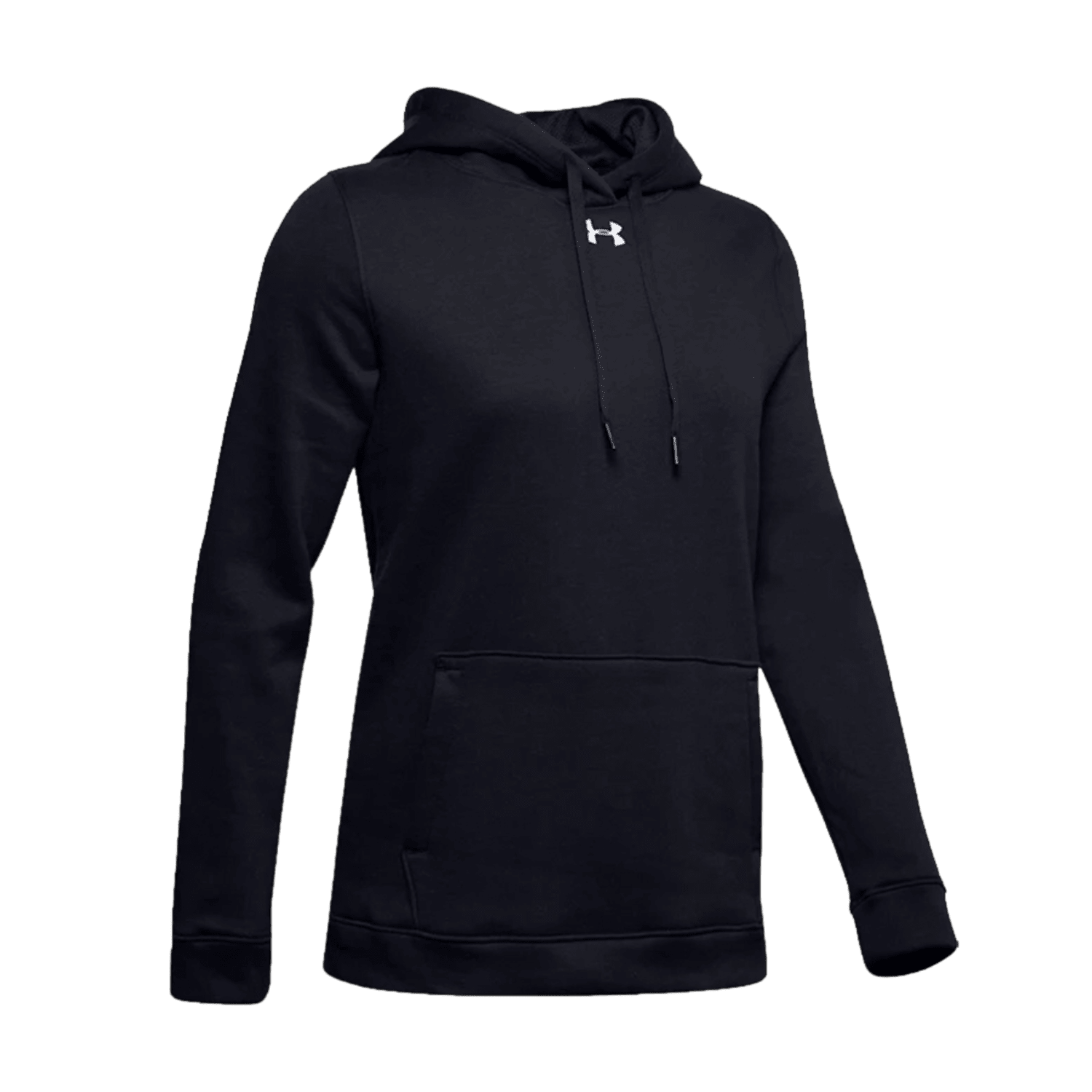 UA Women's Hustle Fleece Hoodie Apparel Tops UA - 1300261 - BK - XL Black Lax.com